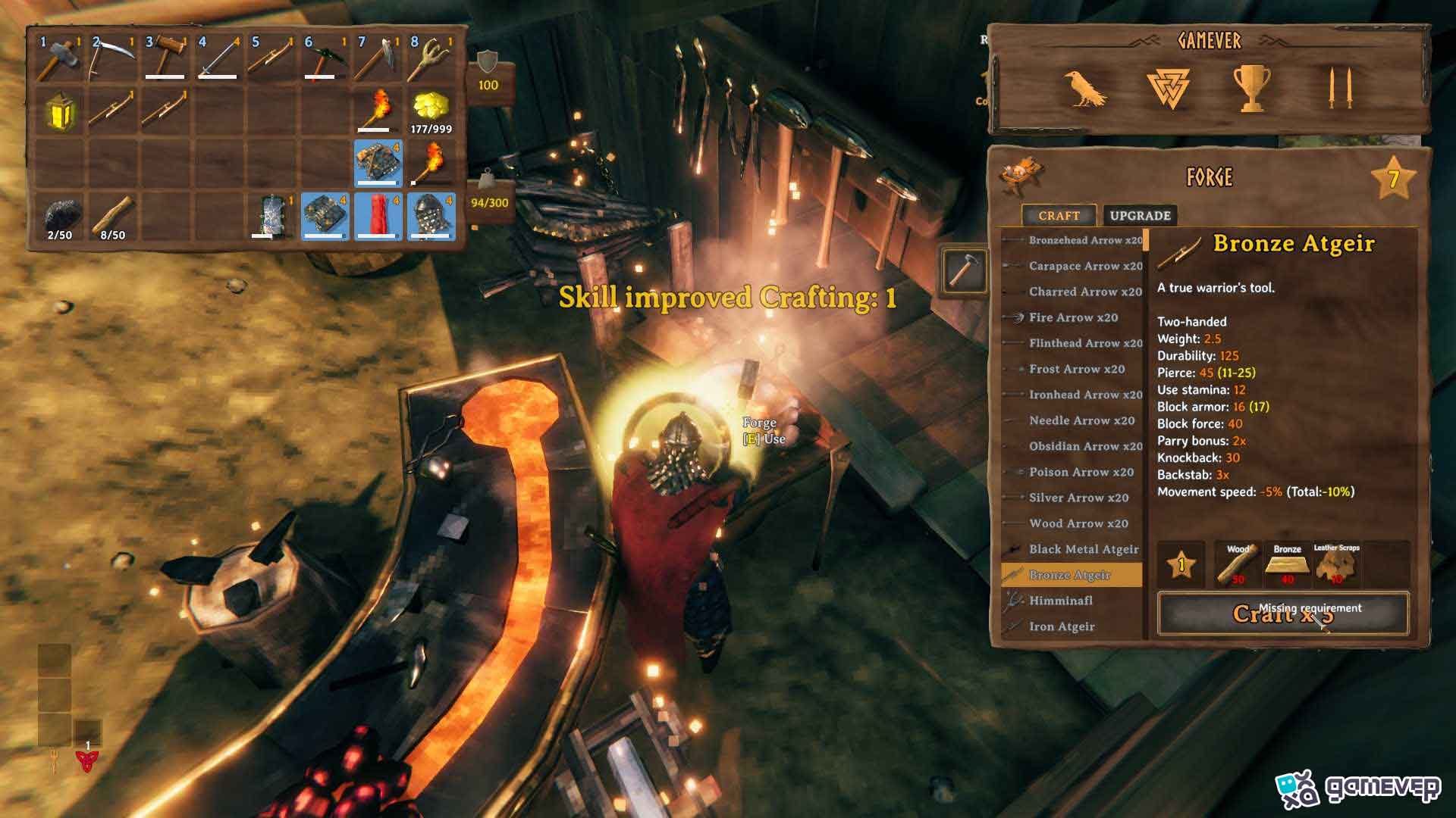 Saca más provecho de tus herramientas con una mayor habilidad de fabricación en la actualización Bog Witch de Valheim.
