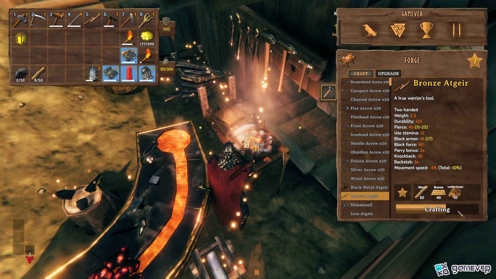 Ahorra resistencia mientras fabricás en la actualización Bog Witch de Valheim.