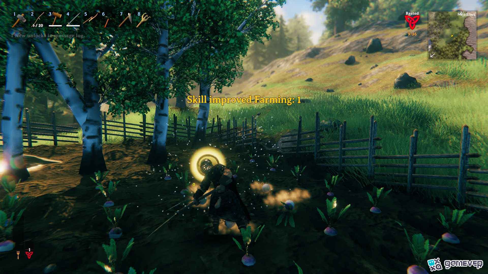 Usa la nueva guadaña para cosechas más rápidas en la actualización Bog Witch de Valheim