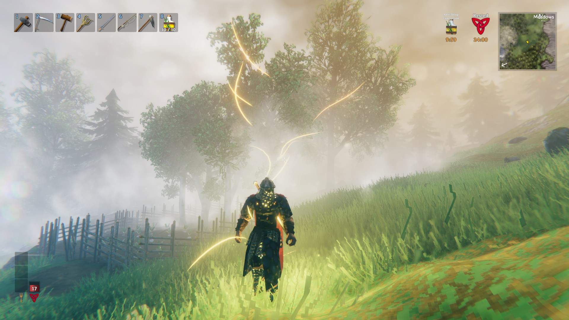 Bleib während Expeditionen im Valheim Plains Update vor Deathsquitos geschützt.