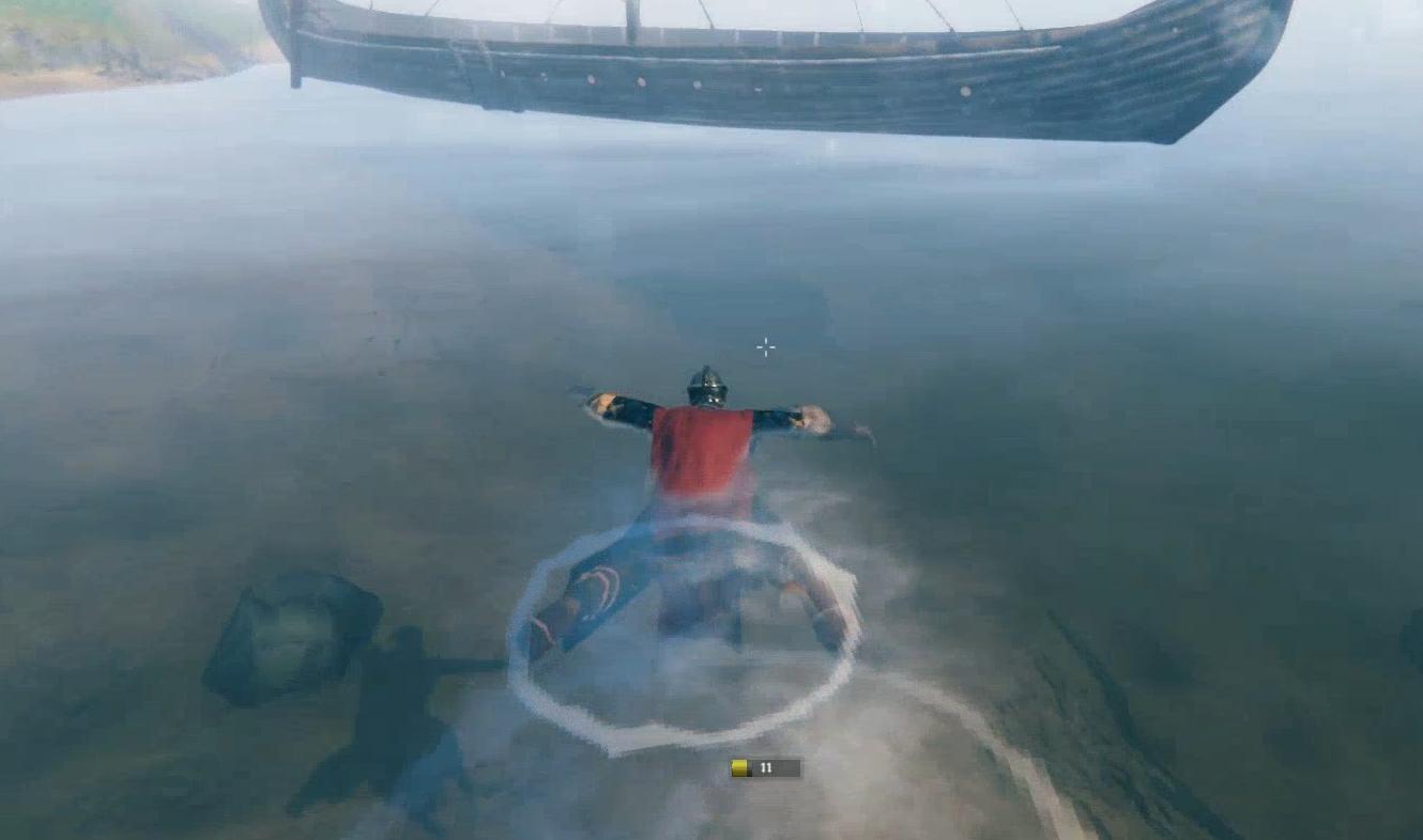 Nutze den Trank von Vananidr, um den Ausdauerverbrauch beim Schwimmen in Valheim um 80 % zu reduzieren.