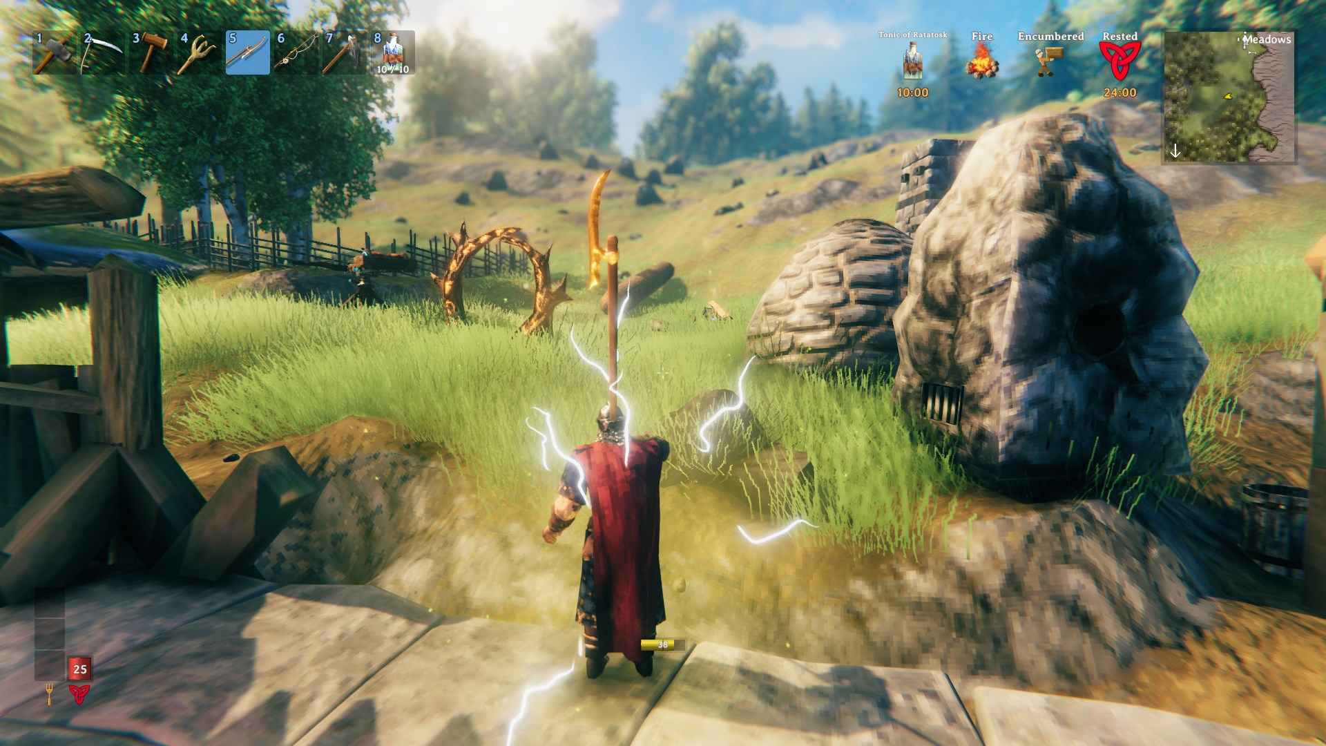 Trinke den Tonic of Ratatosk, um Deine Geschwindigkeit im Valheim Bog Witch Update zu erhöhen.