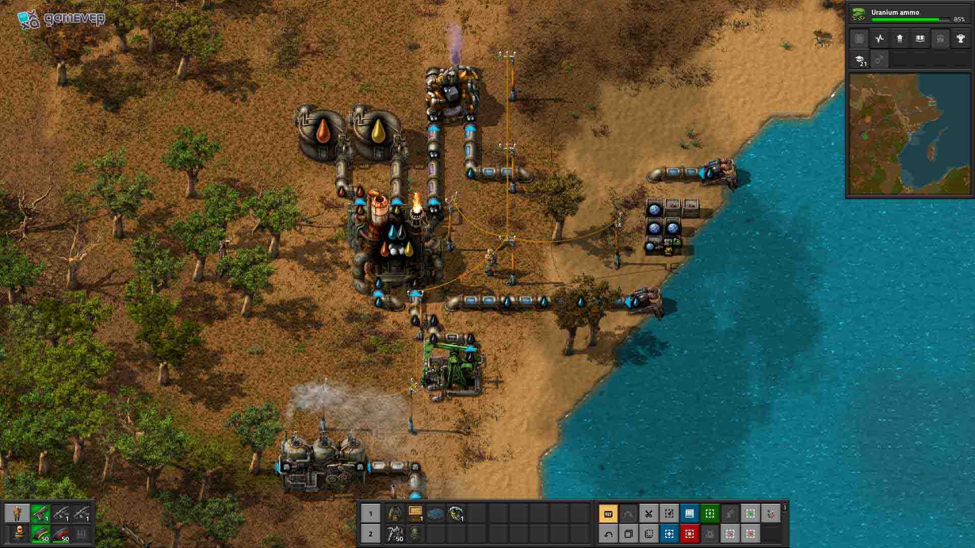 Inserta partes del cohete en el silo para el lanzamiento en Factorio Space Age.