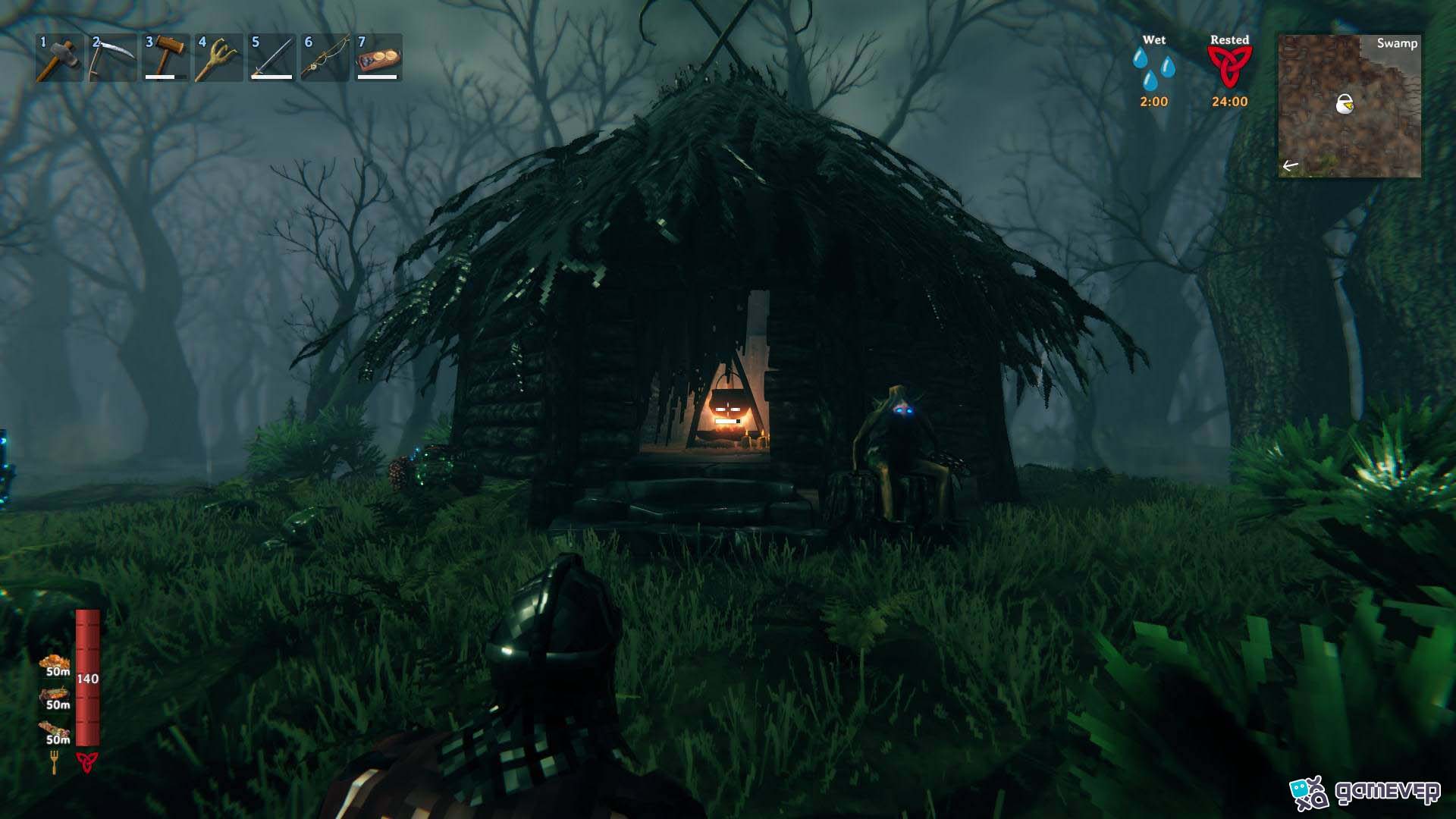 Compra la Mezcla de Hierbas del Bosque de la Bruja del Pantano en Valheim Bog Witch