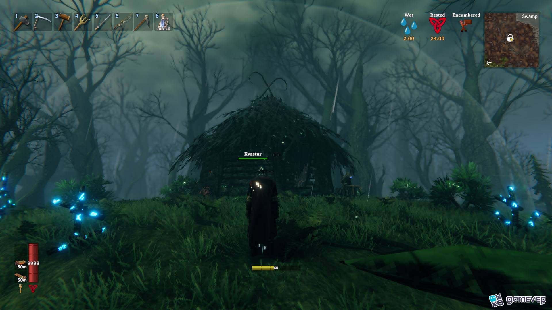 Encuentra a la Bruja del Pantano en Valheim Bog Witch