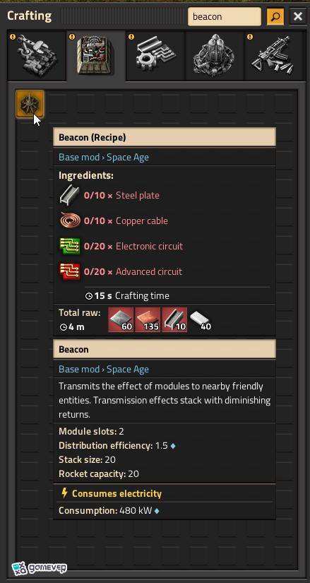Aumenta la producción de tu fábrica con balizas estratégicas en Factorio Space Age