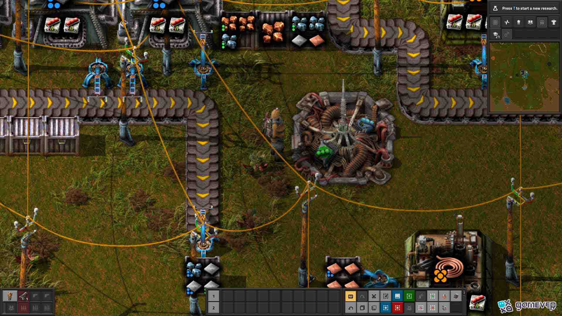 Equipa las balizas con módulos de velocidad en Factorio Space Age
