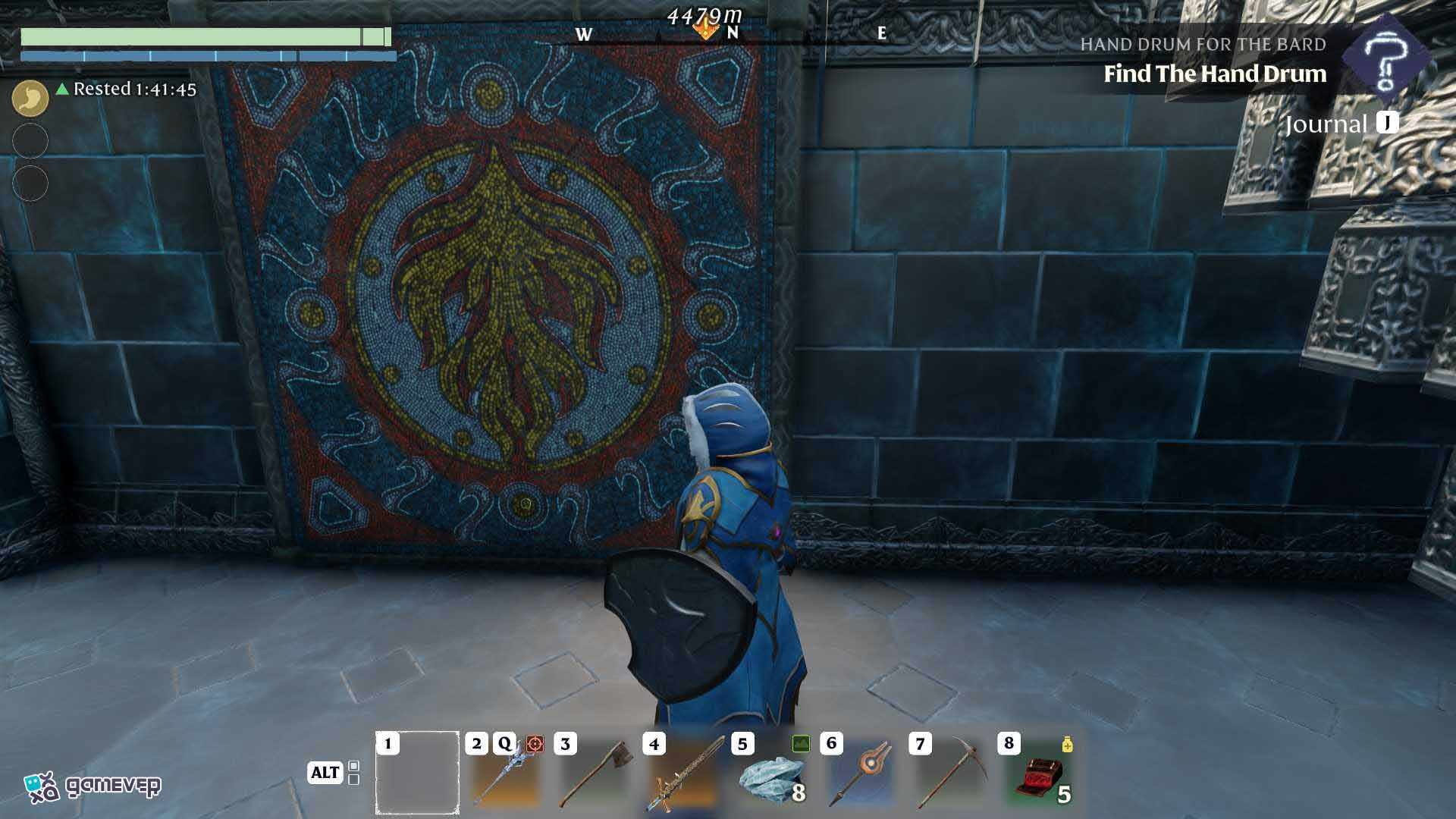 Muestra el Mosaico de Llama completo en tu base en Enshrouded Souls of the Frozen Frontier Update