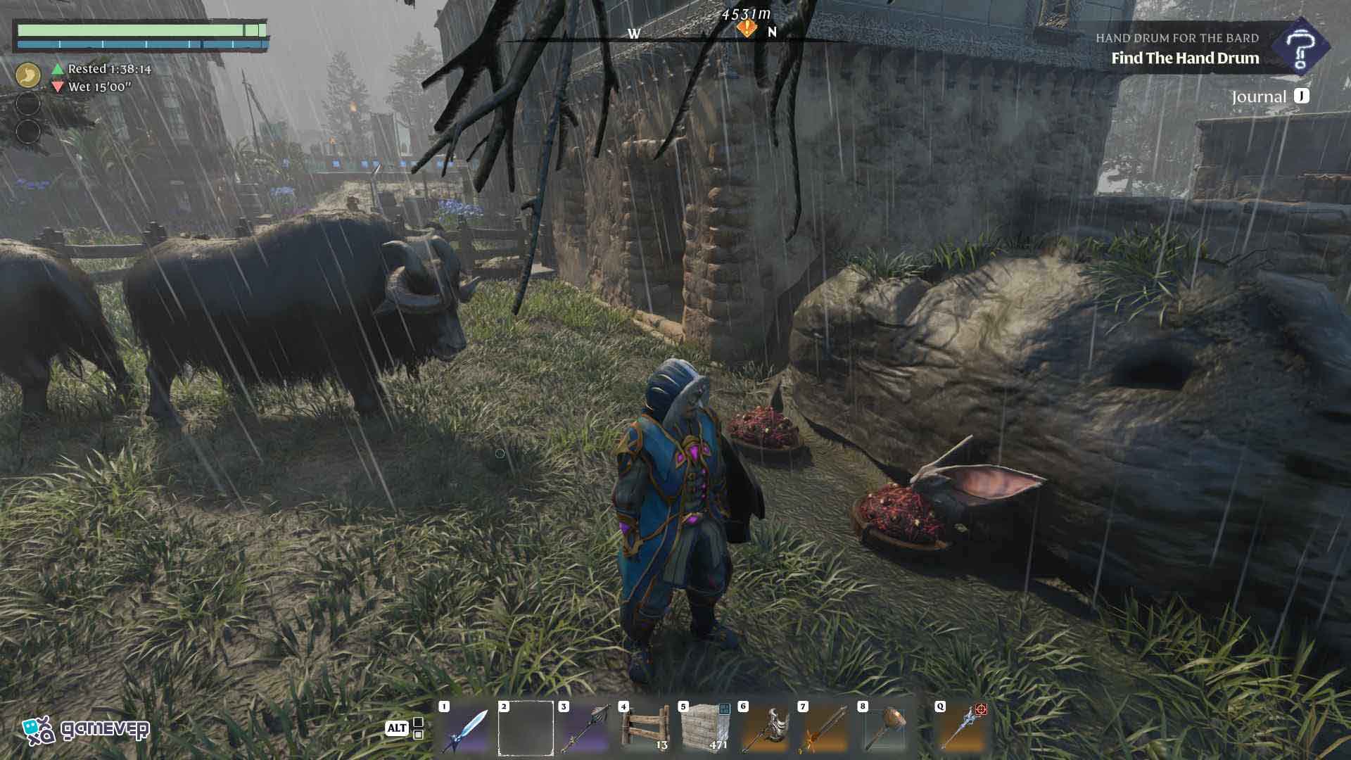 Proporciona camas para los Hophares en Enshrouded Souls of the Frozen Frontier Update