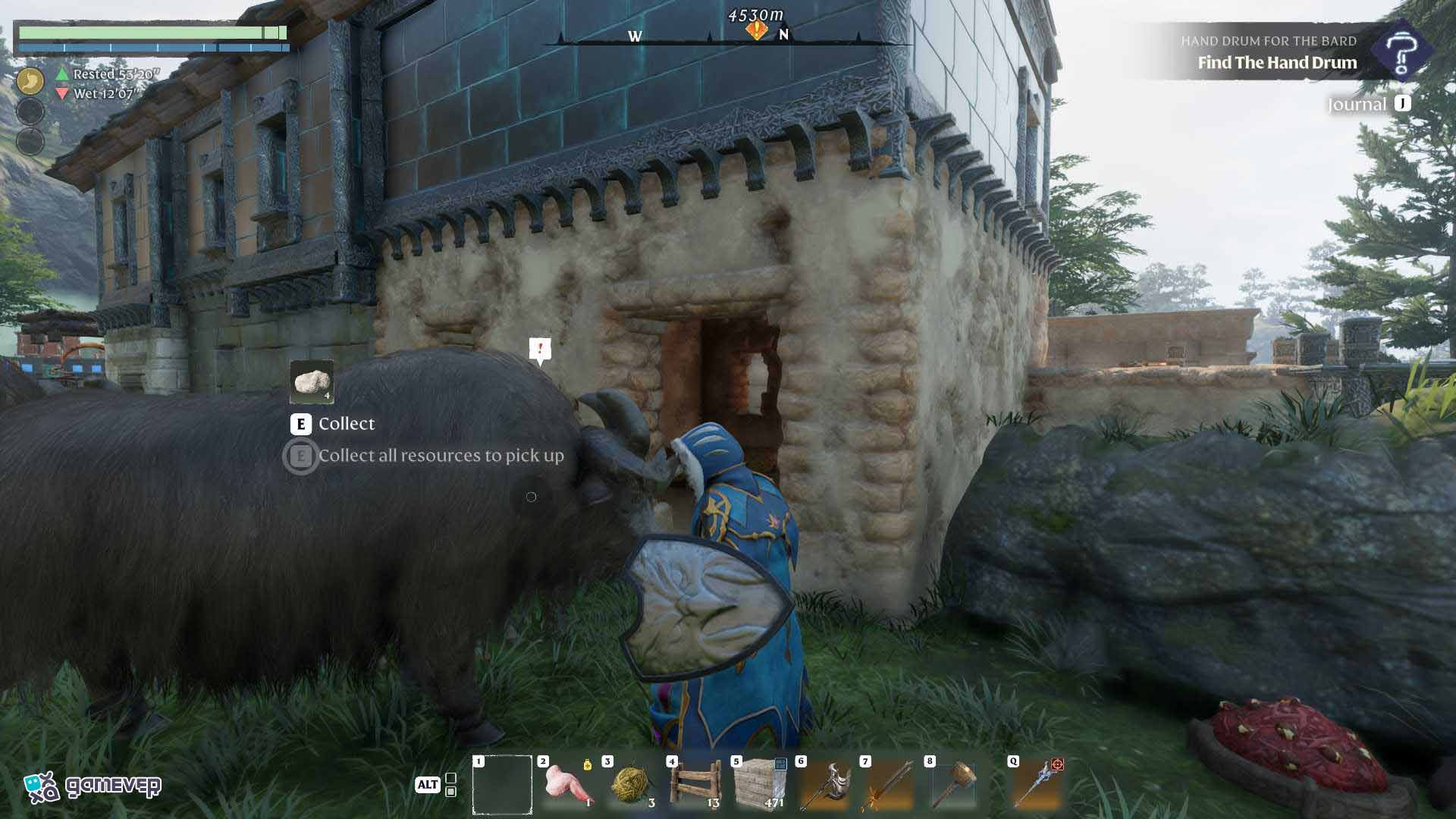 Asegúrate de que tu Yak esté bien cuidado en Enshrouded Souls of the Frozen Frontier.