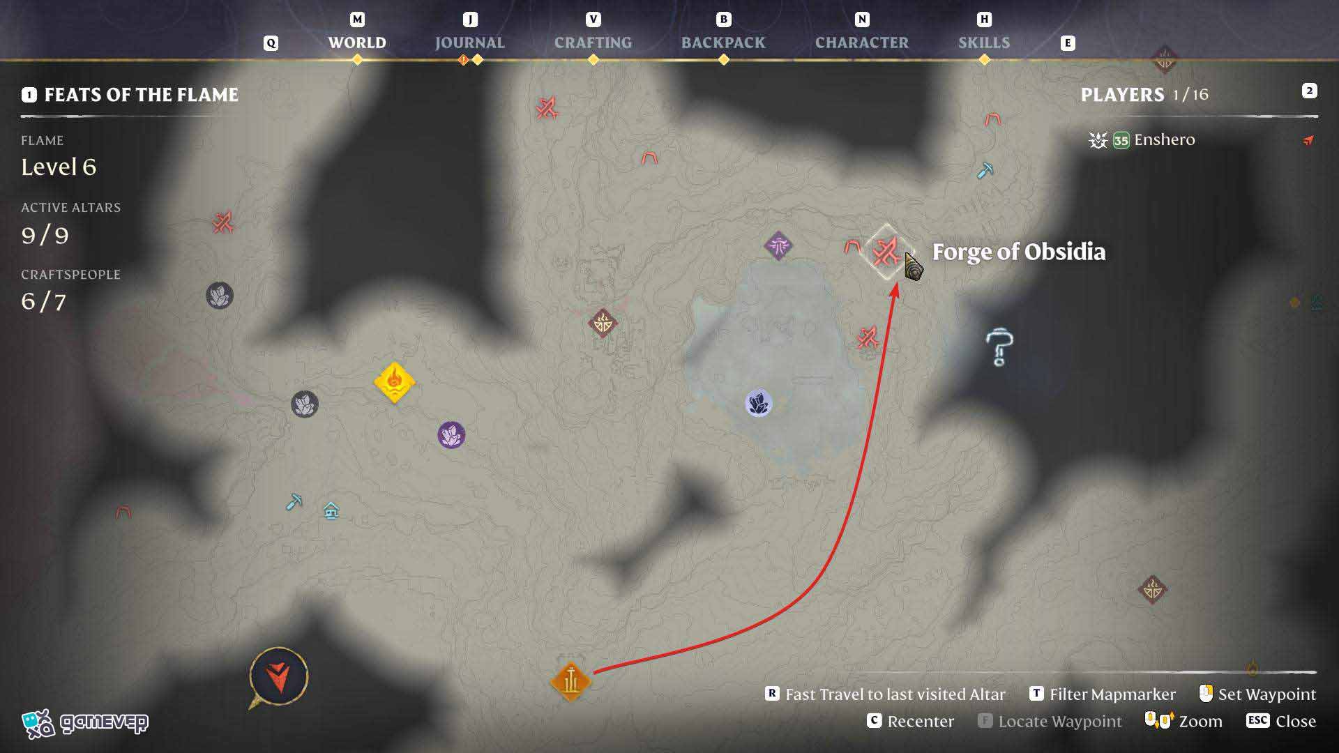 Deslízate hacia las Cumbres Albaneve en Enshrouded Souls of the Frozen Frontier Update.
