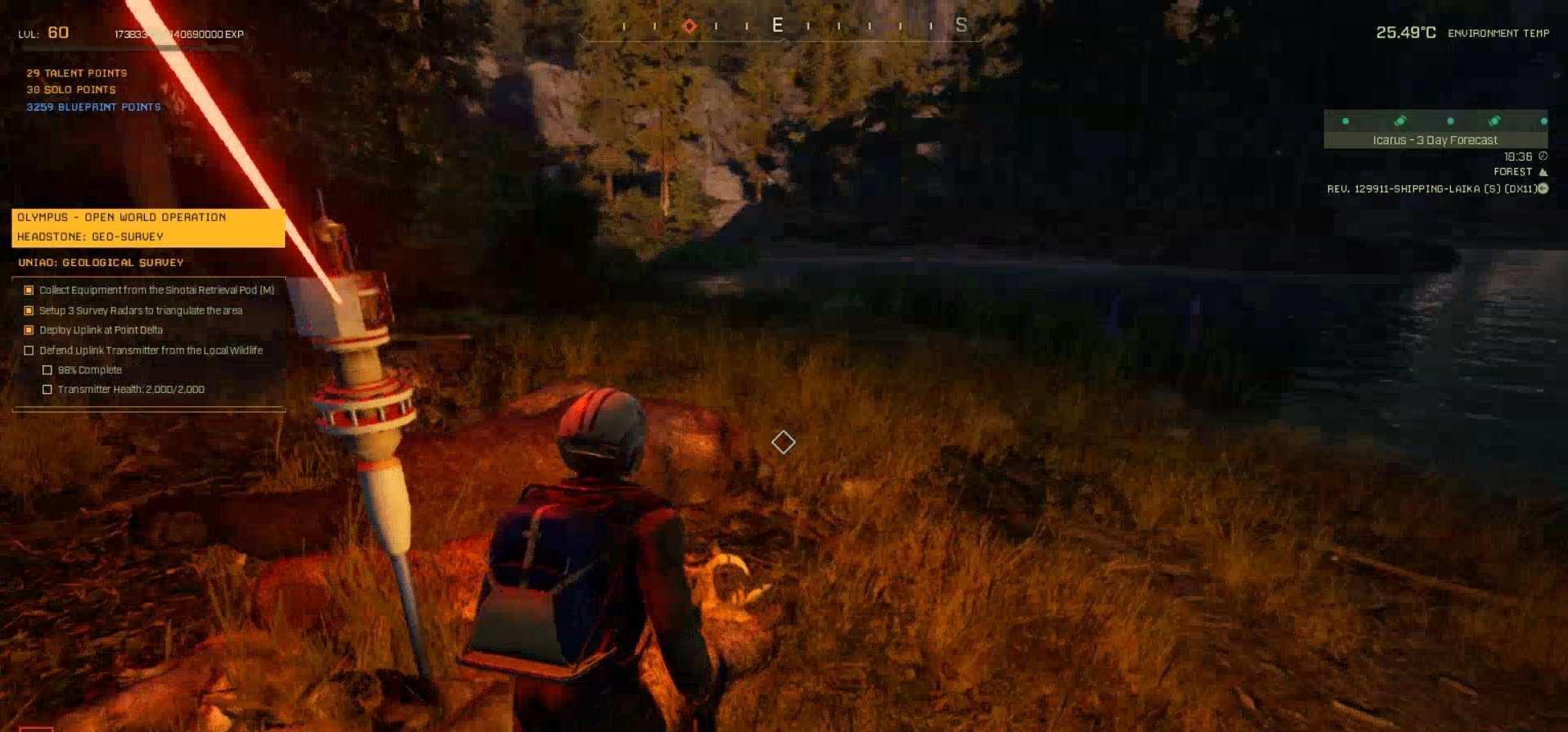 Place a radar scanner to complete an objective
