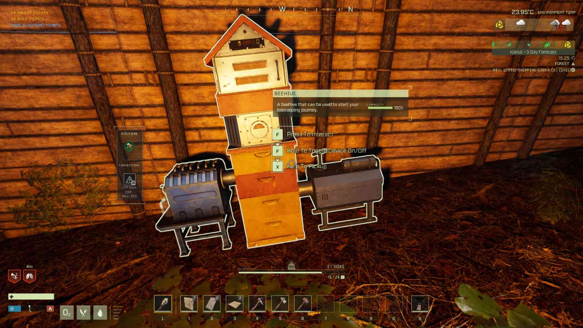 Expand storage with the Small Beehive Expansion upgrade