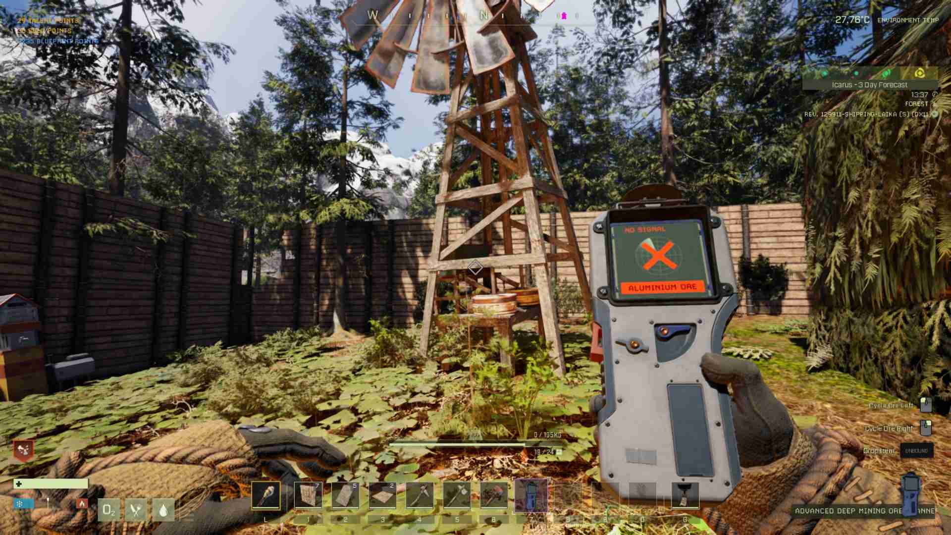 Fordere einen Erzradar in Icarus an