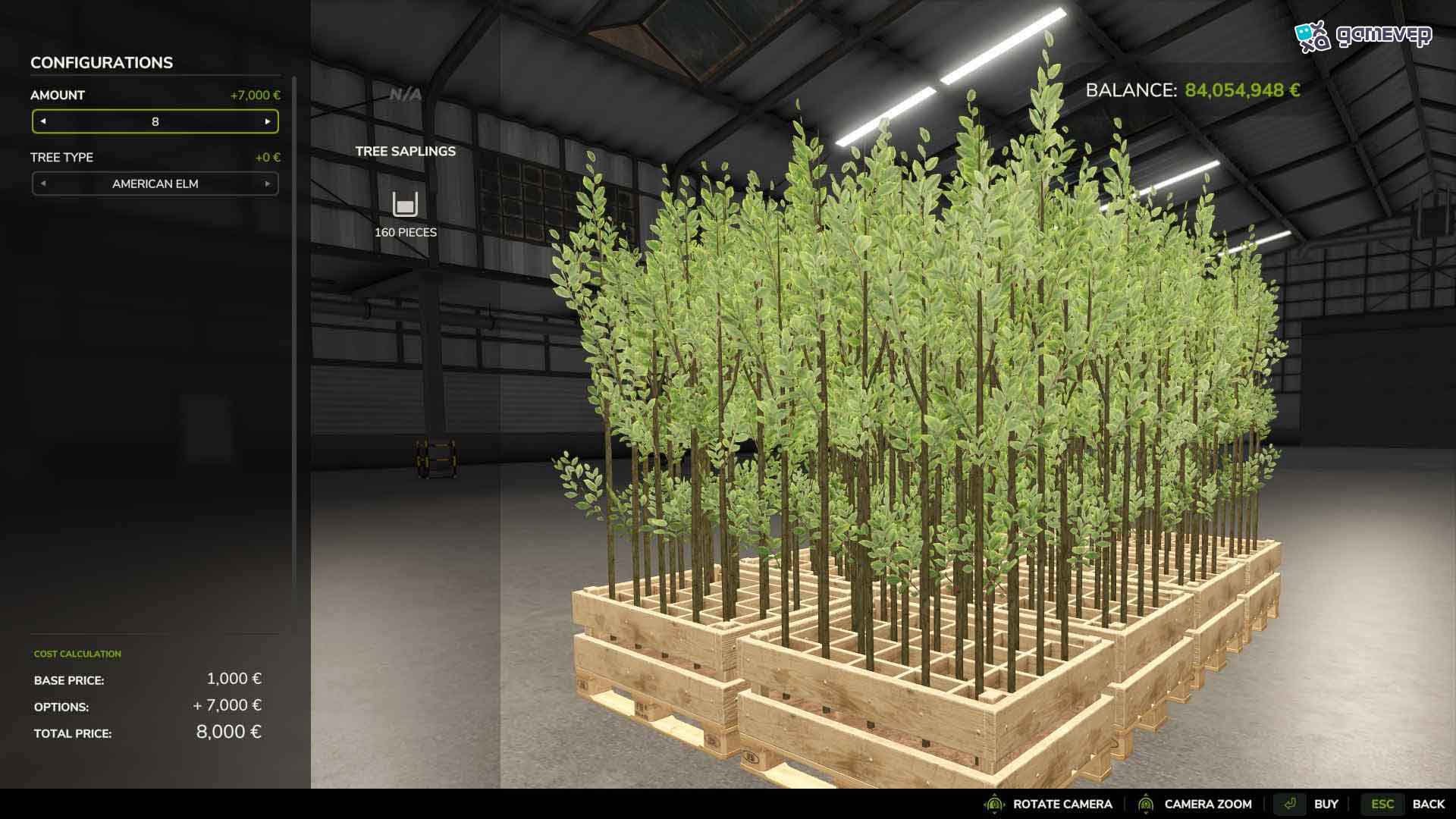Usa un plantador de árboles para cultivar un bosque en tu terreno en Farming Simulator 25.