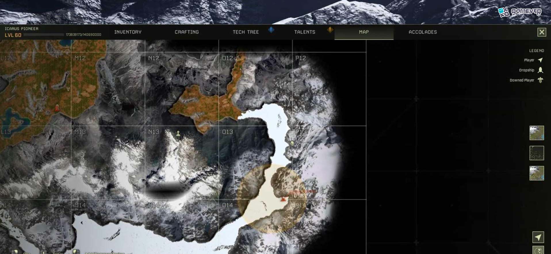 Ubica la cueva M12 en la Actualización de Icarus
