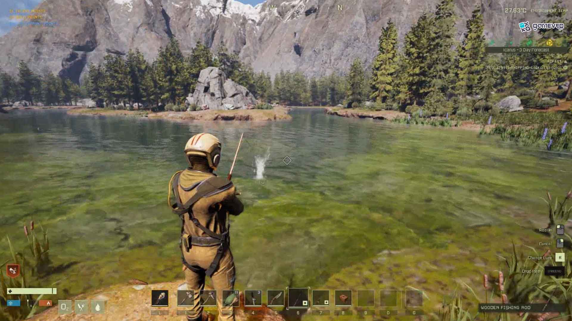 Evita las pirañas mientras pescas en la actualización de Icarus