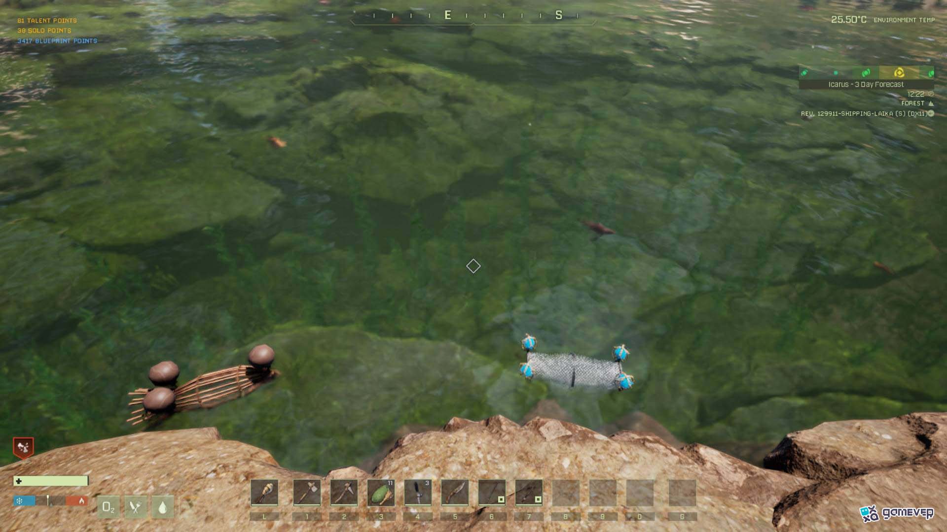 Configura trampas de pesca en la actualización de Icarus