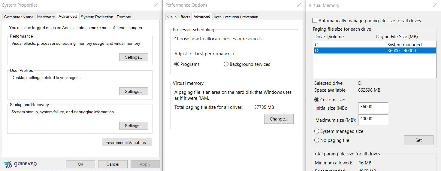 Configura un archivo de paginación de 32 GB para un juego sin interrupciones en la actualización de Icarus