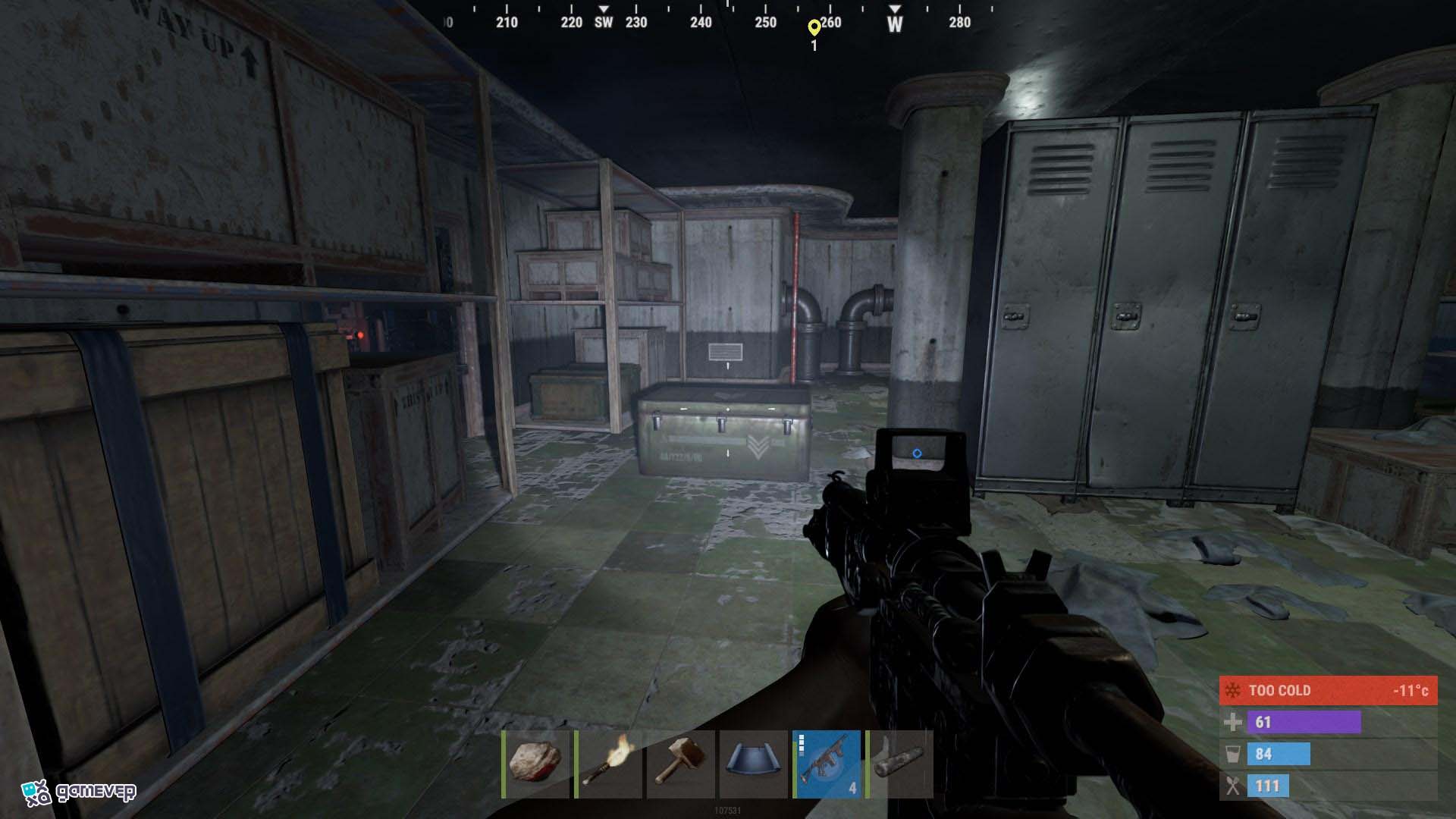 Esté atento a los SKS que sueltan las Cajas Militares en Rust.