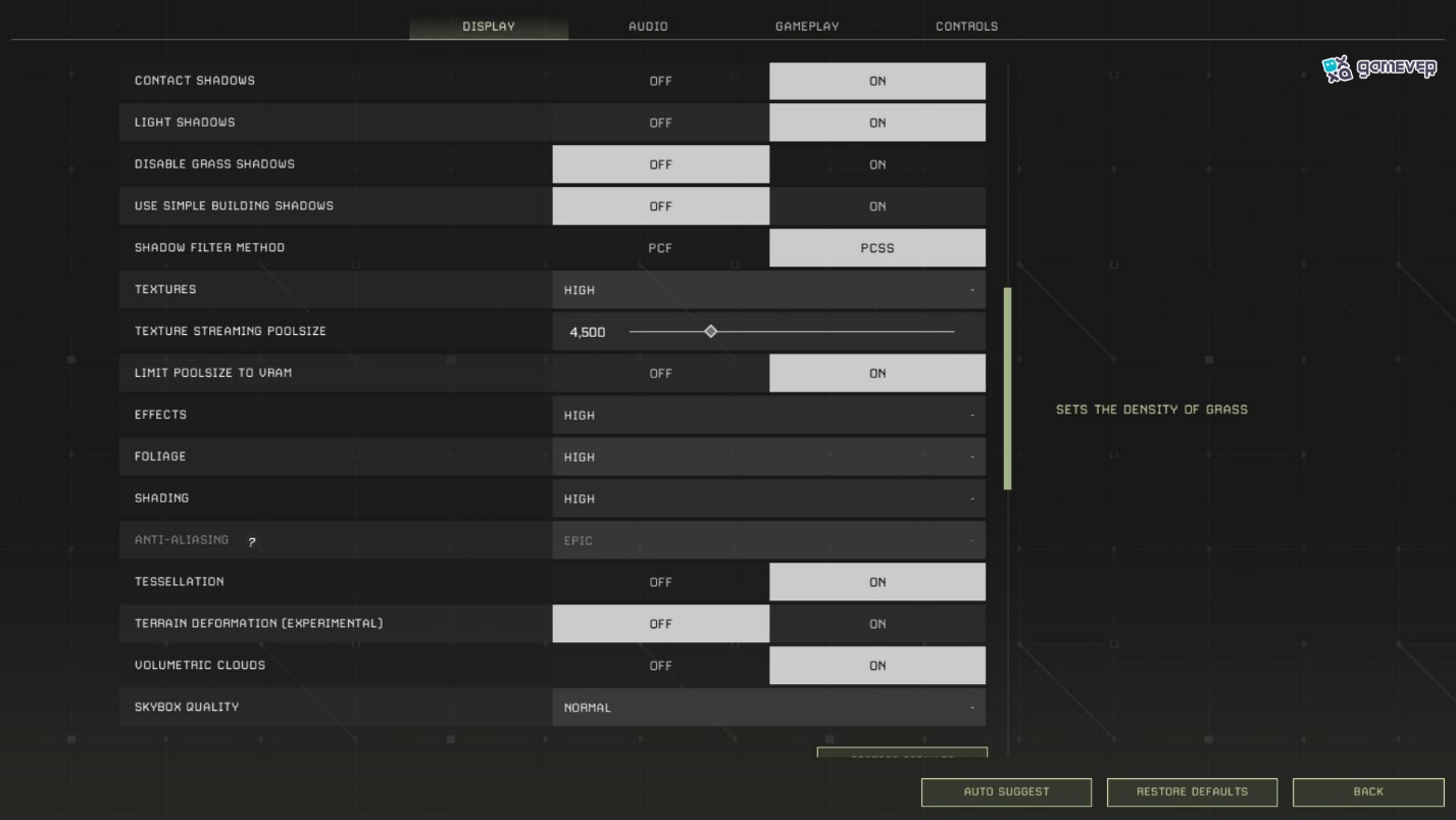 Reduce las sombras para mejorar los FPS en la actualización de Icarus