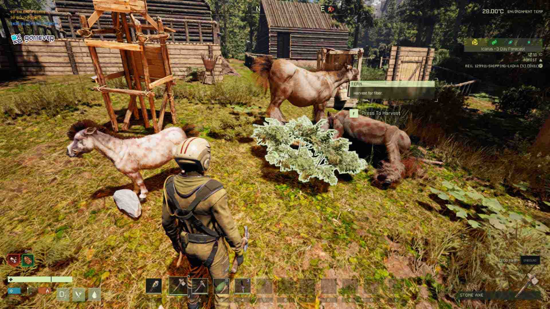 Captura un animal bebé combatiendo con sus padres