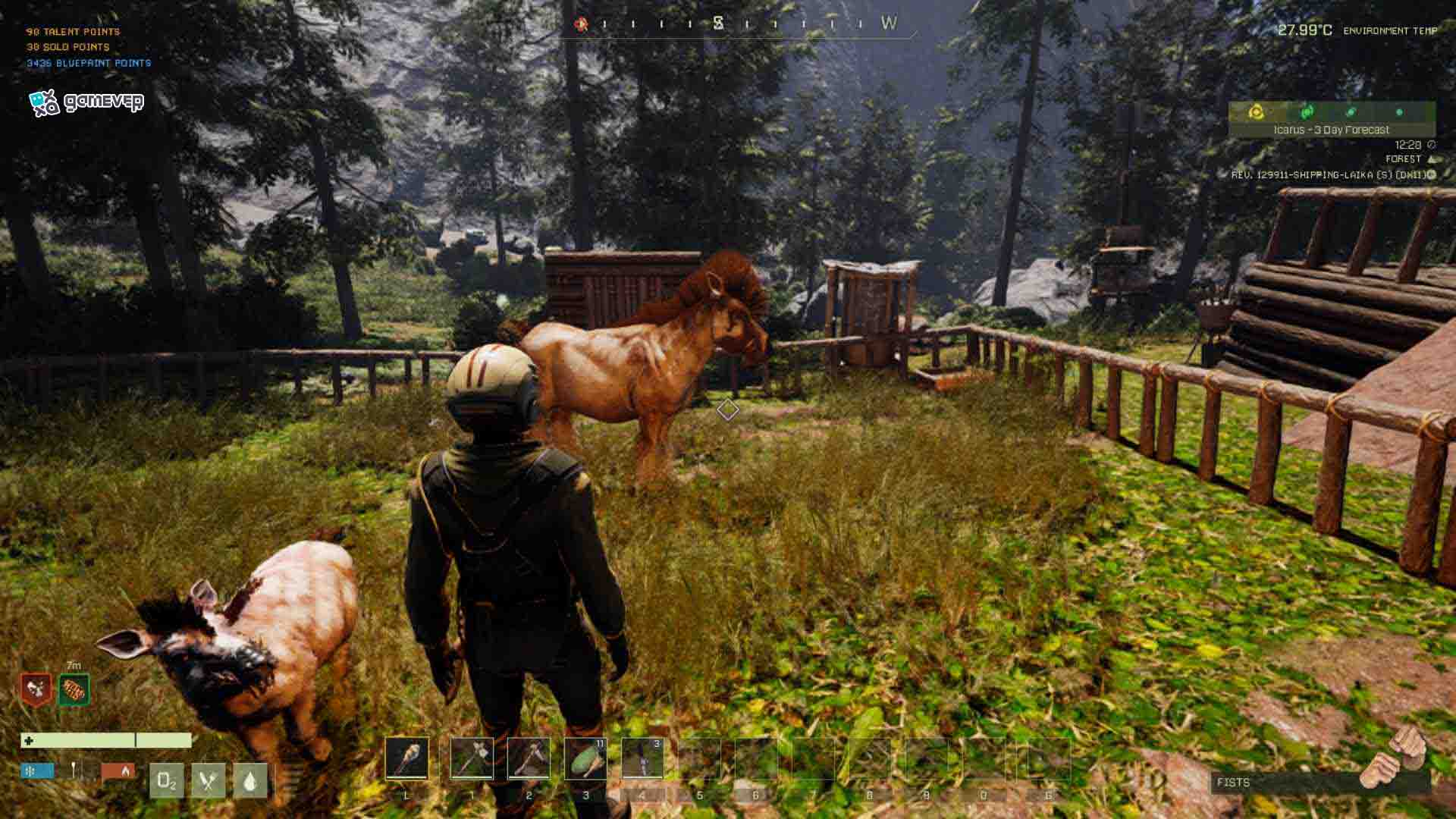Guía a un animal bebé a tu refugio en la actualización de Icarus
