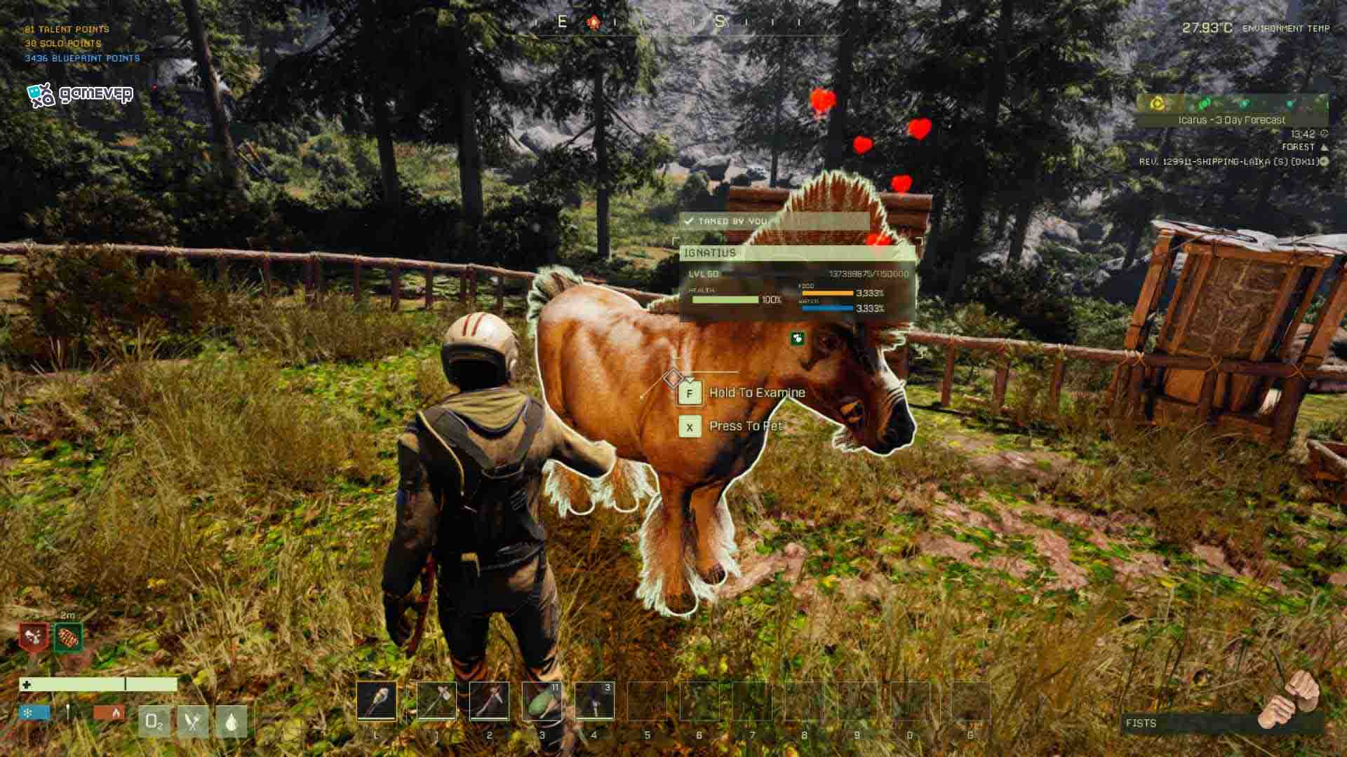 Aprende a cuidar a tus criaturas domesticadas en la actualización de Icarus