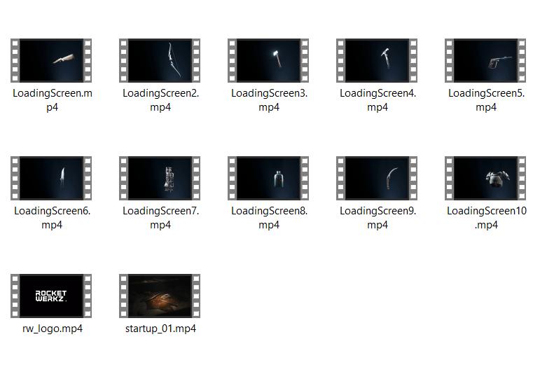 Open the Movies folder where cinematic files are stored