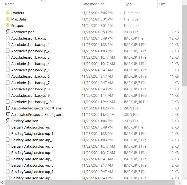 Navigiere zum Speicherverzeichnis von Icarus in deinem Datei-Explorer.