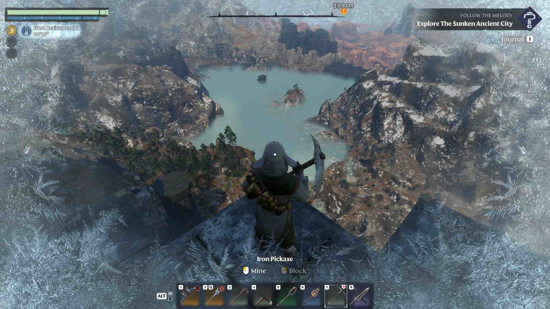 Wydobywaj srebro w Kuźni Obsydii w aktualizacji Enshrouded Souls of the Frozen Frontier