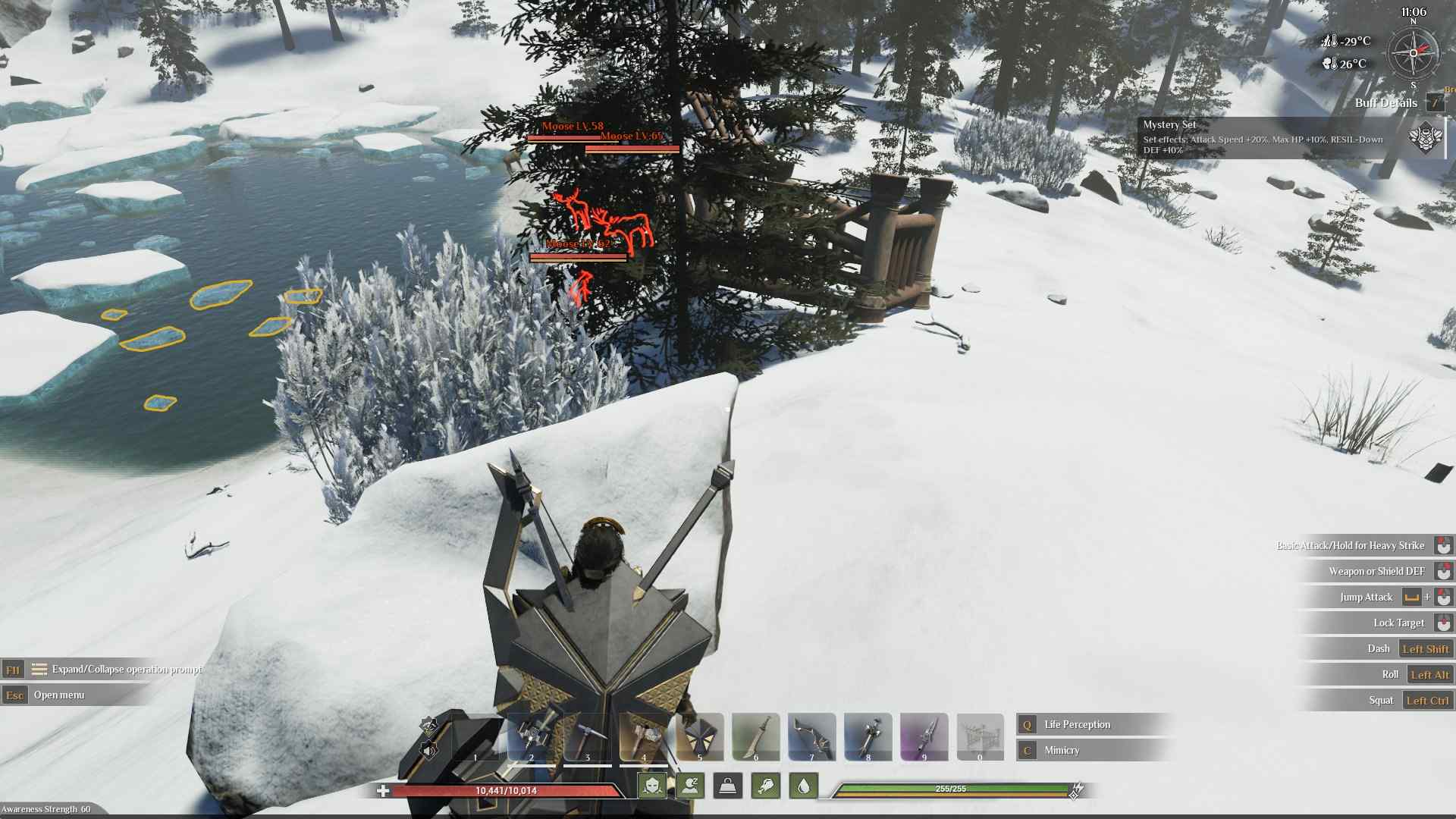 Beobachte, wie der Elch sich vorsichtig der Falle nähert im Soulmask Wild Ride Update.