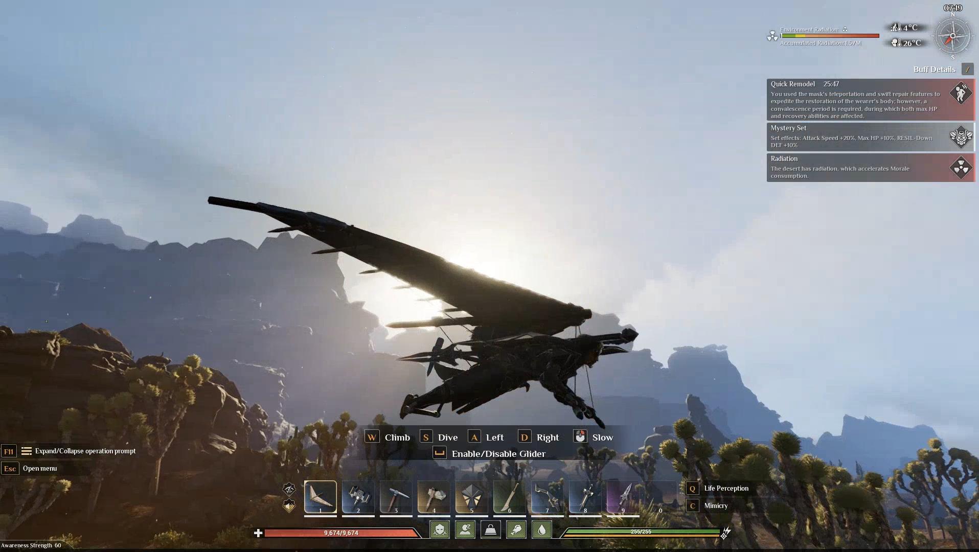 Avoid overloading the glider to maintain stability