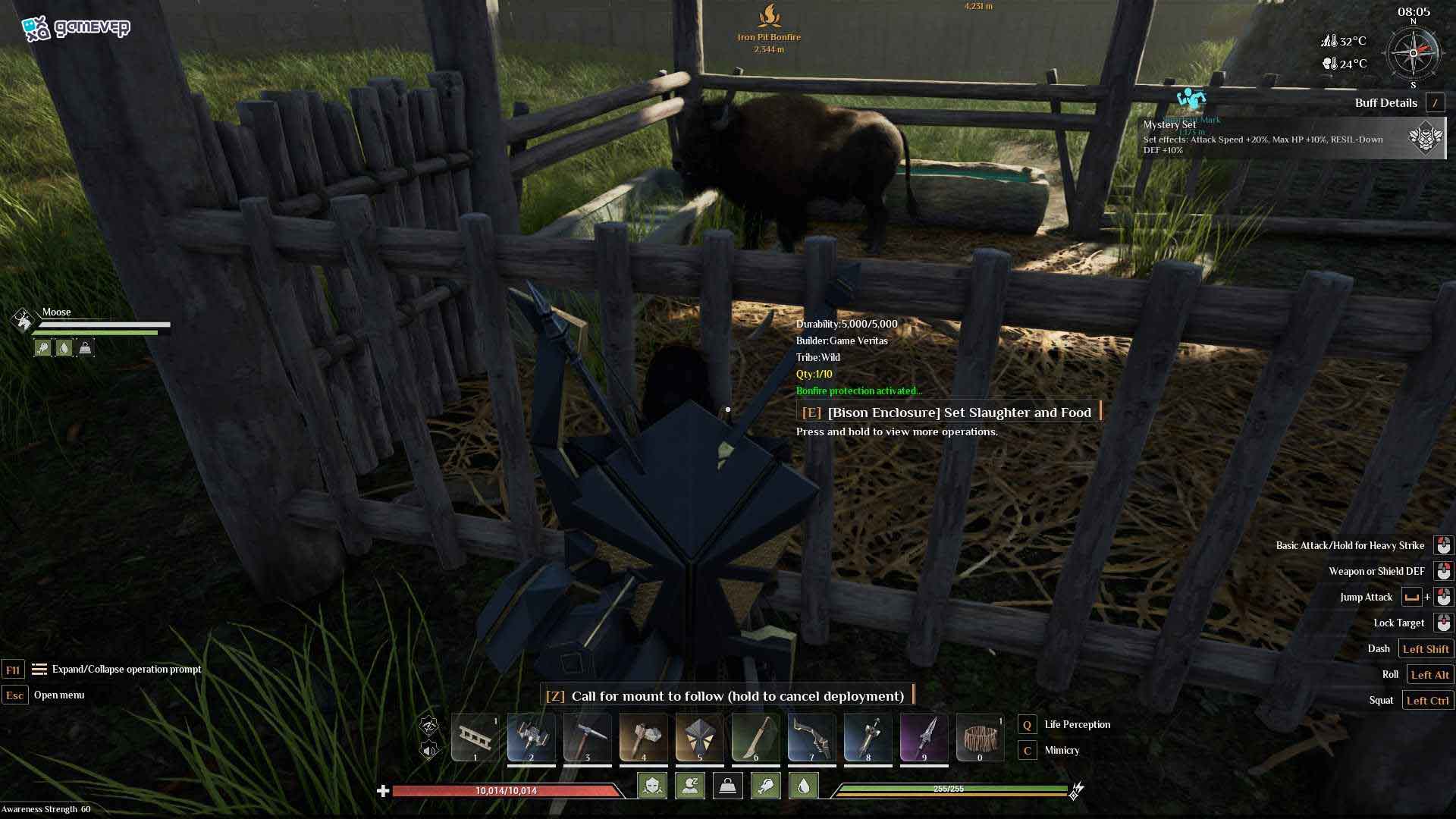 Crea tu granja de bisontes en Soulmask Wild Ride Update
