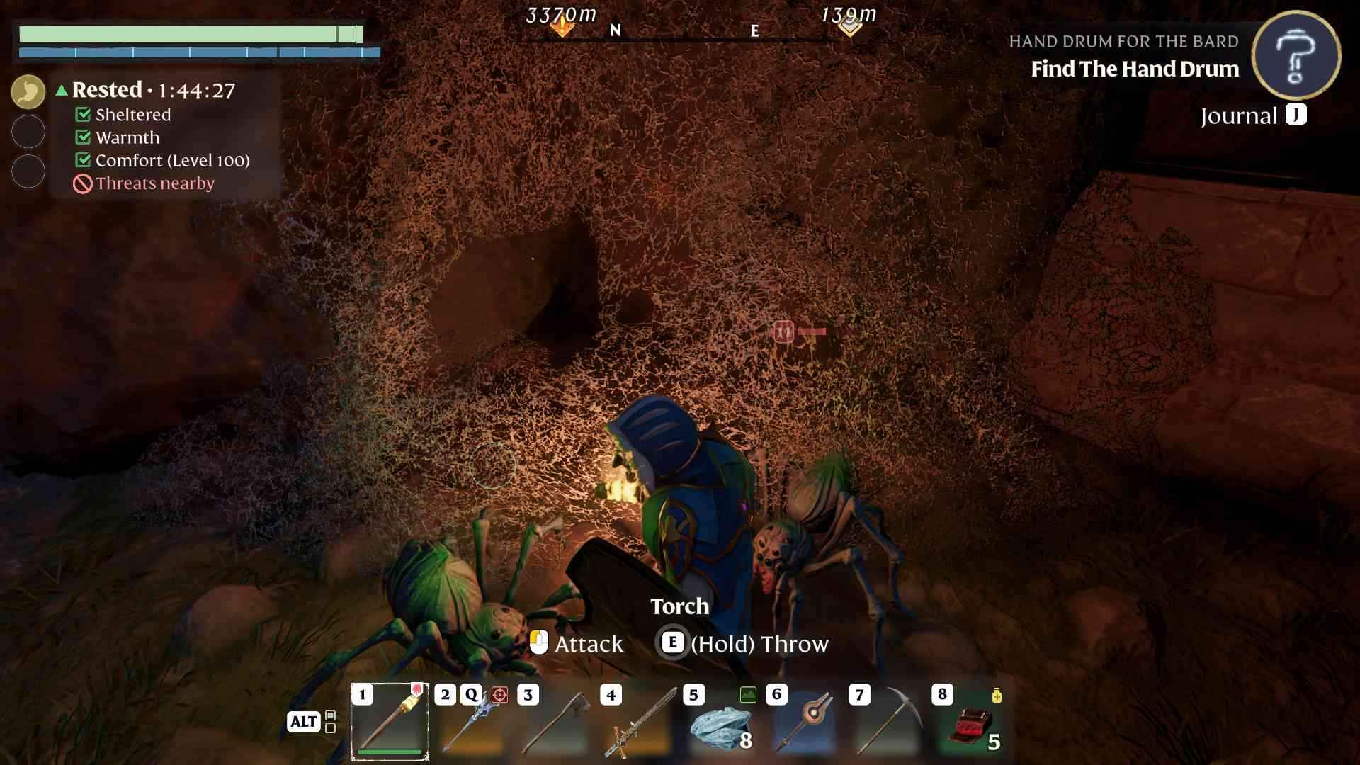 Tackle Enshrouded challenges fearlessly with Arachnophobia mode enabled