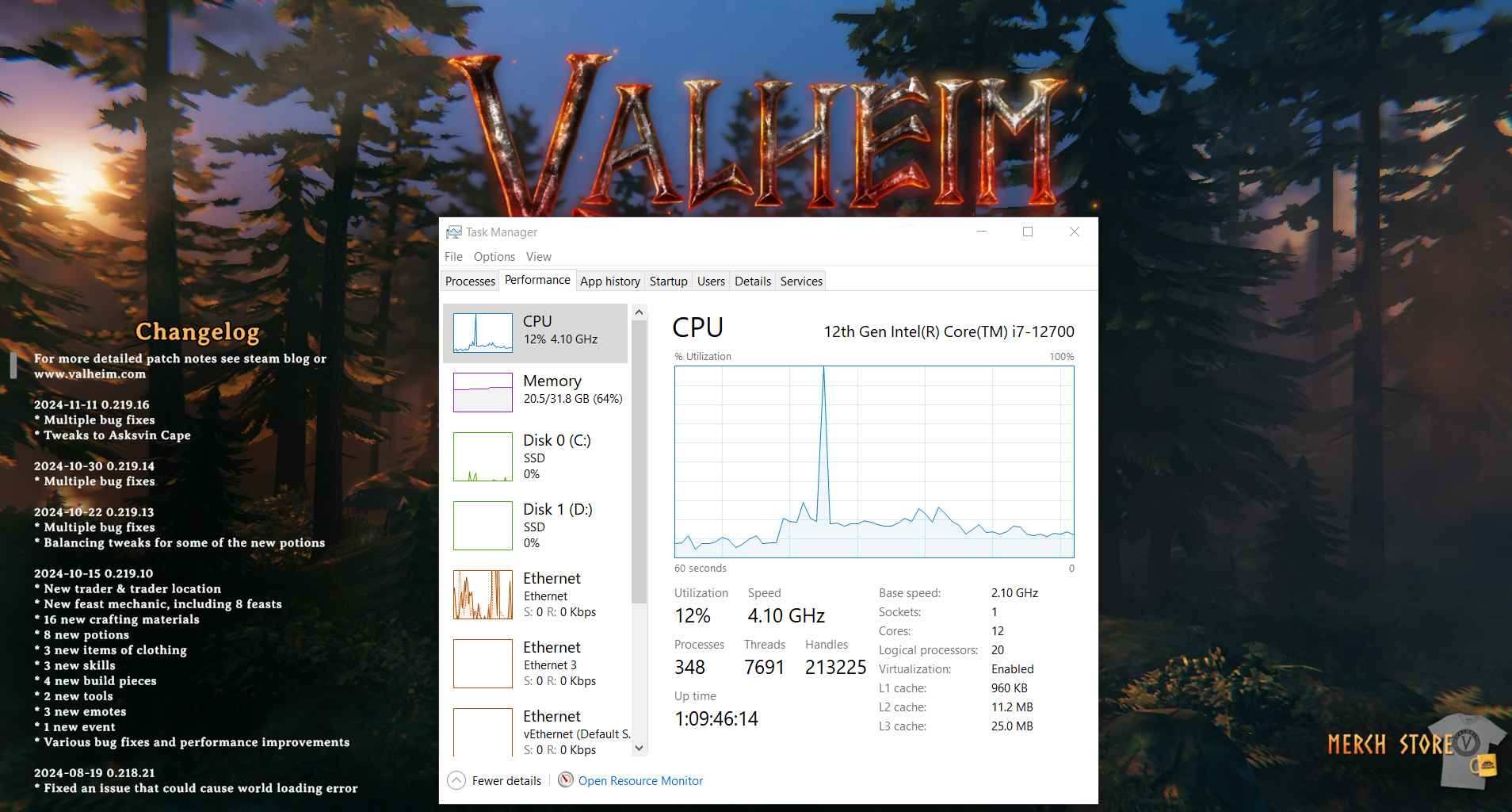 Clean your PC case to improve airflow during Valheim sessions