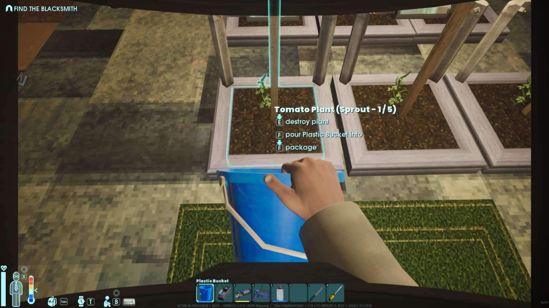 Water your crops regularly to keep them healthy and growing