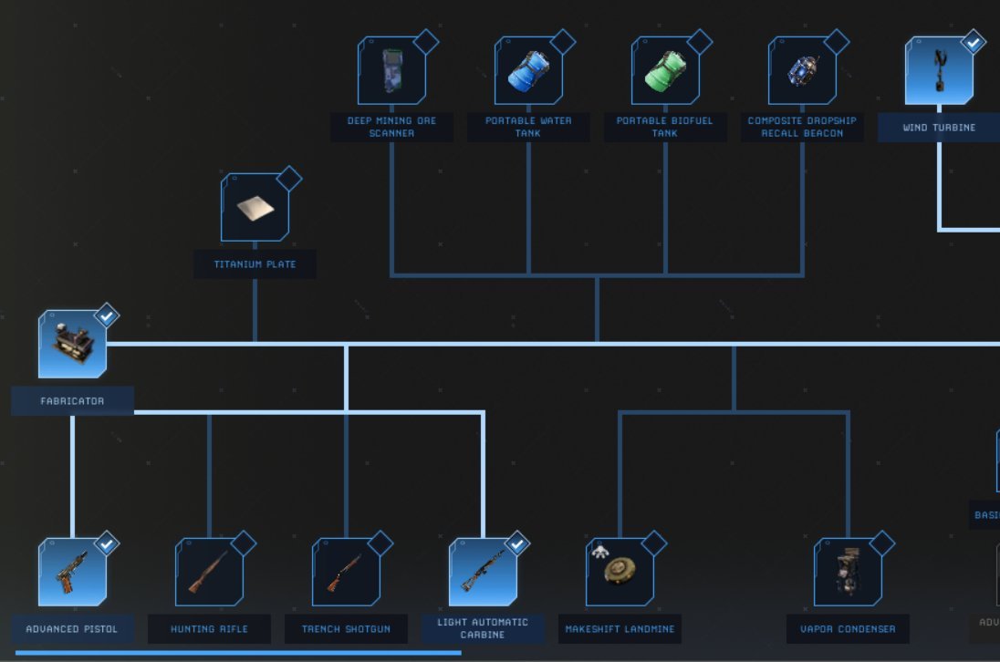 Schalte die Pistole auf Tier 4 frei und stelle sie im Fabrikator her