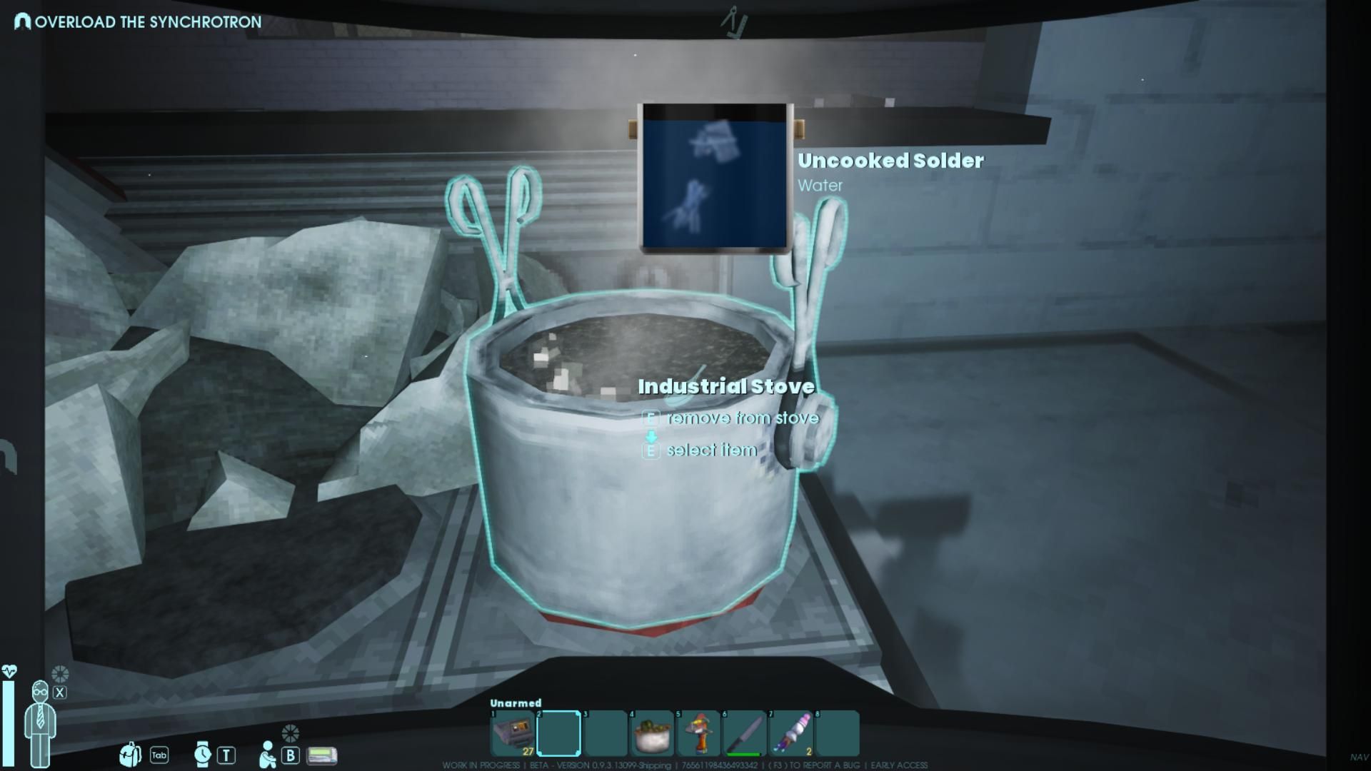 Place Silver Scrap, Metal Scrap, and Water into the pot