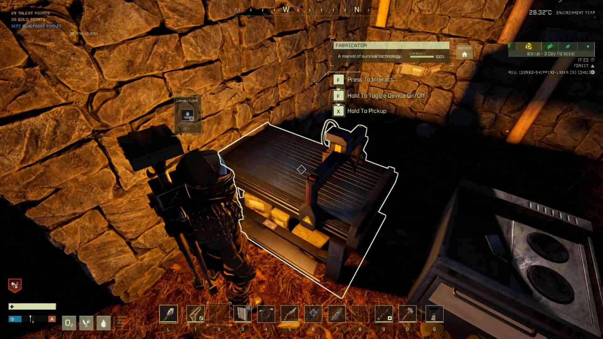 Use the crafting station to create new weapons as a temporary fix
