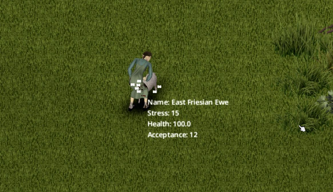 Tame sheep and other animals to add them to your farm