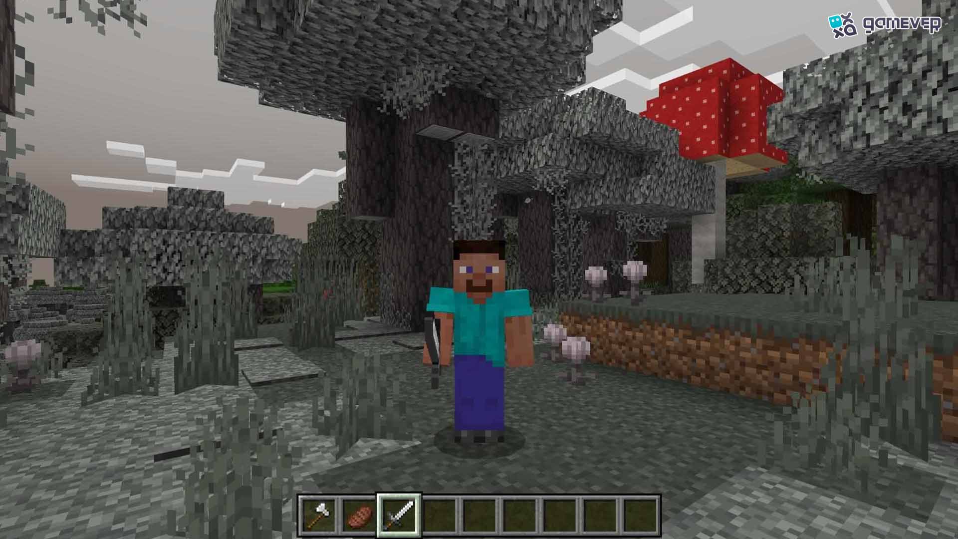 Ubica el misterioso bioma Pale Garden para comenzar tu aventura de resina.