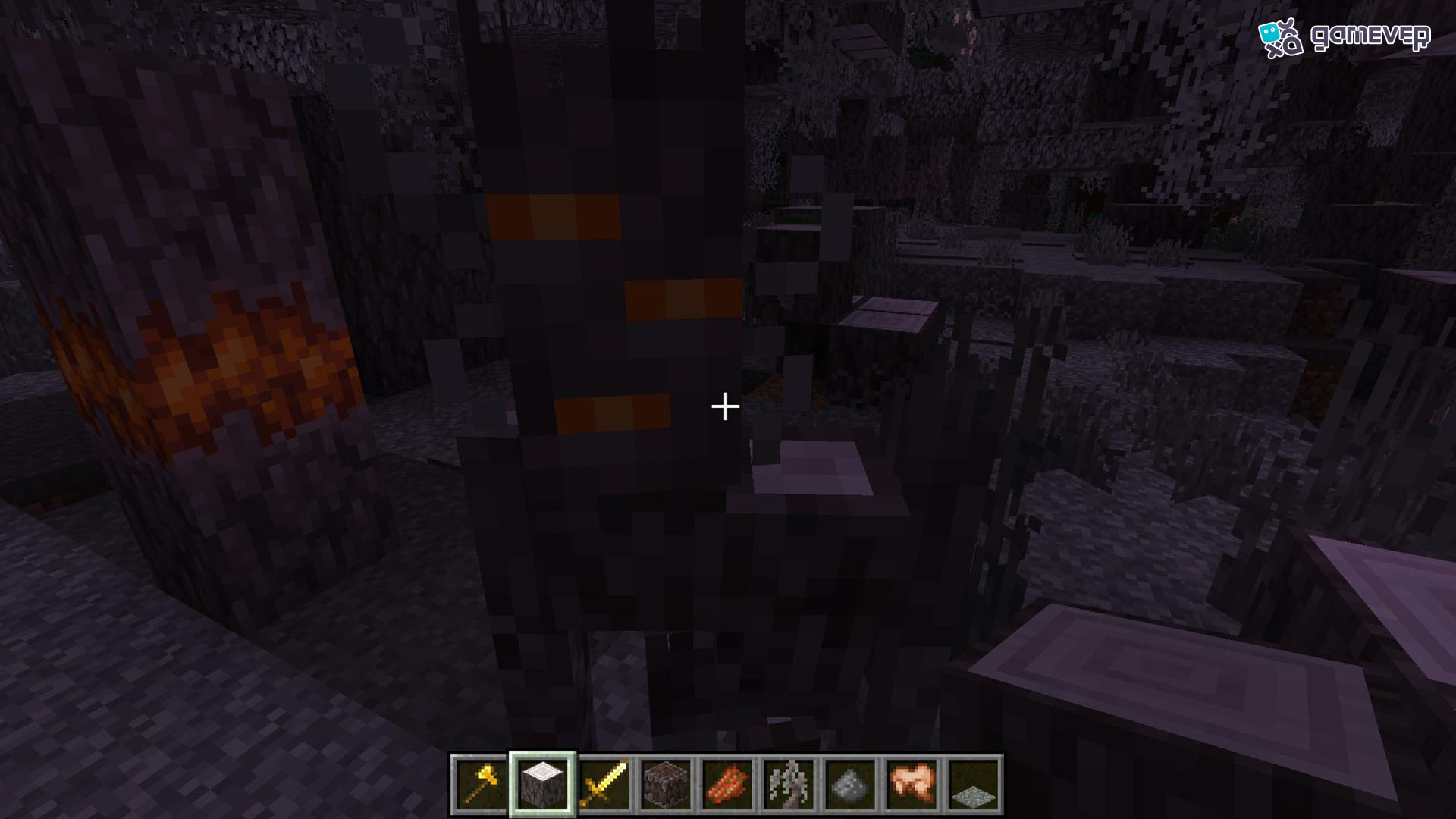 Observa cómo el Crujiente desaparece cuando su corazón es destruido en Minecraft Garden Awakens