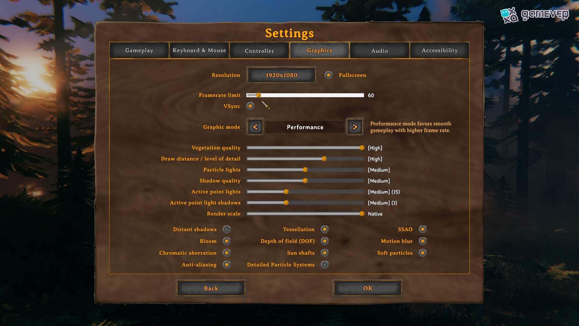 Establece un límite de fotogramas para reducir la carga de la GPU en Valheim