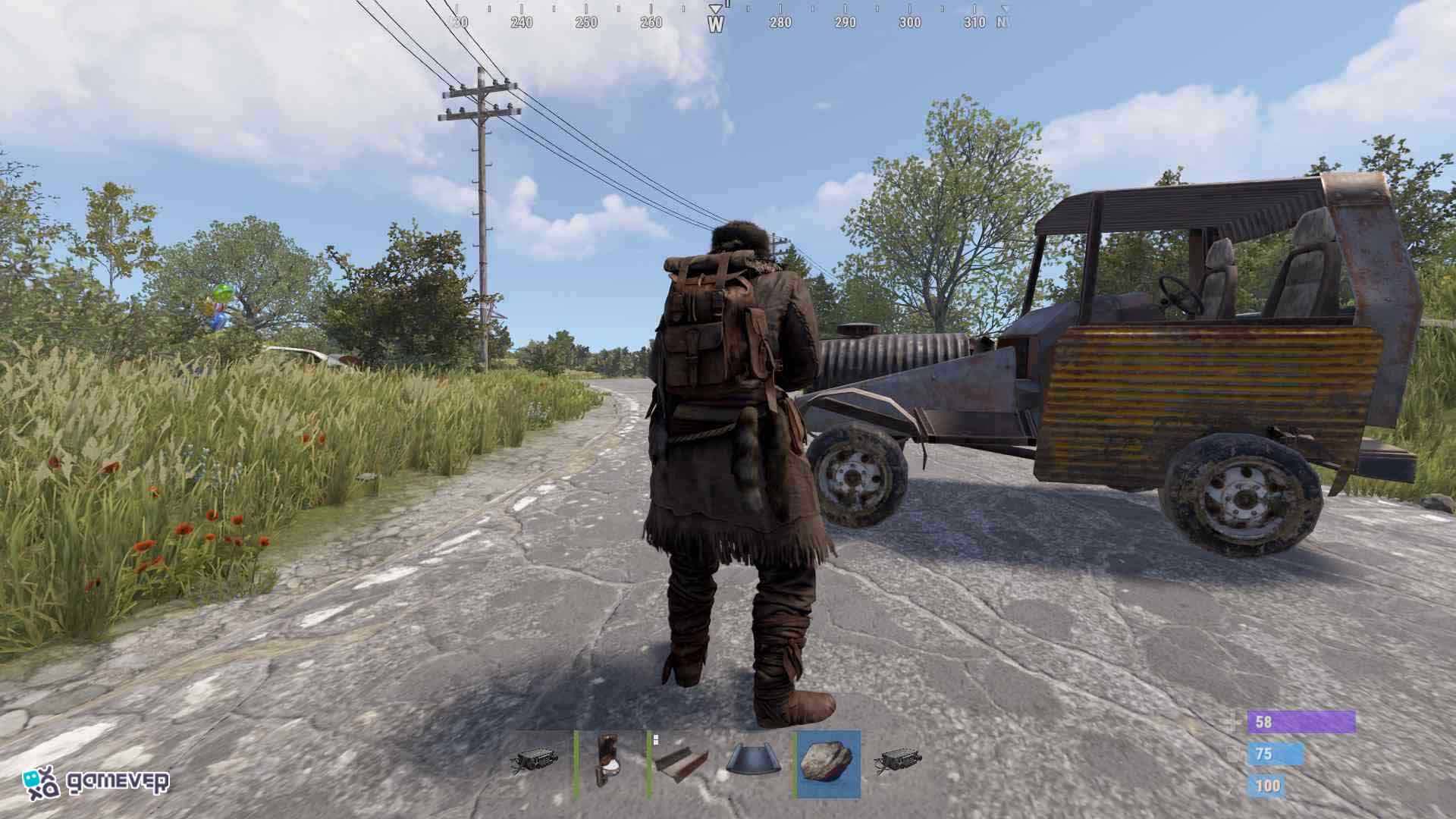 Accede al menú de fabricación para comenzar la producción en Rust.