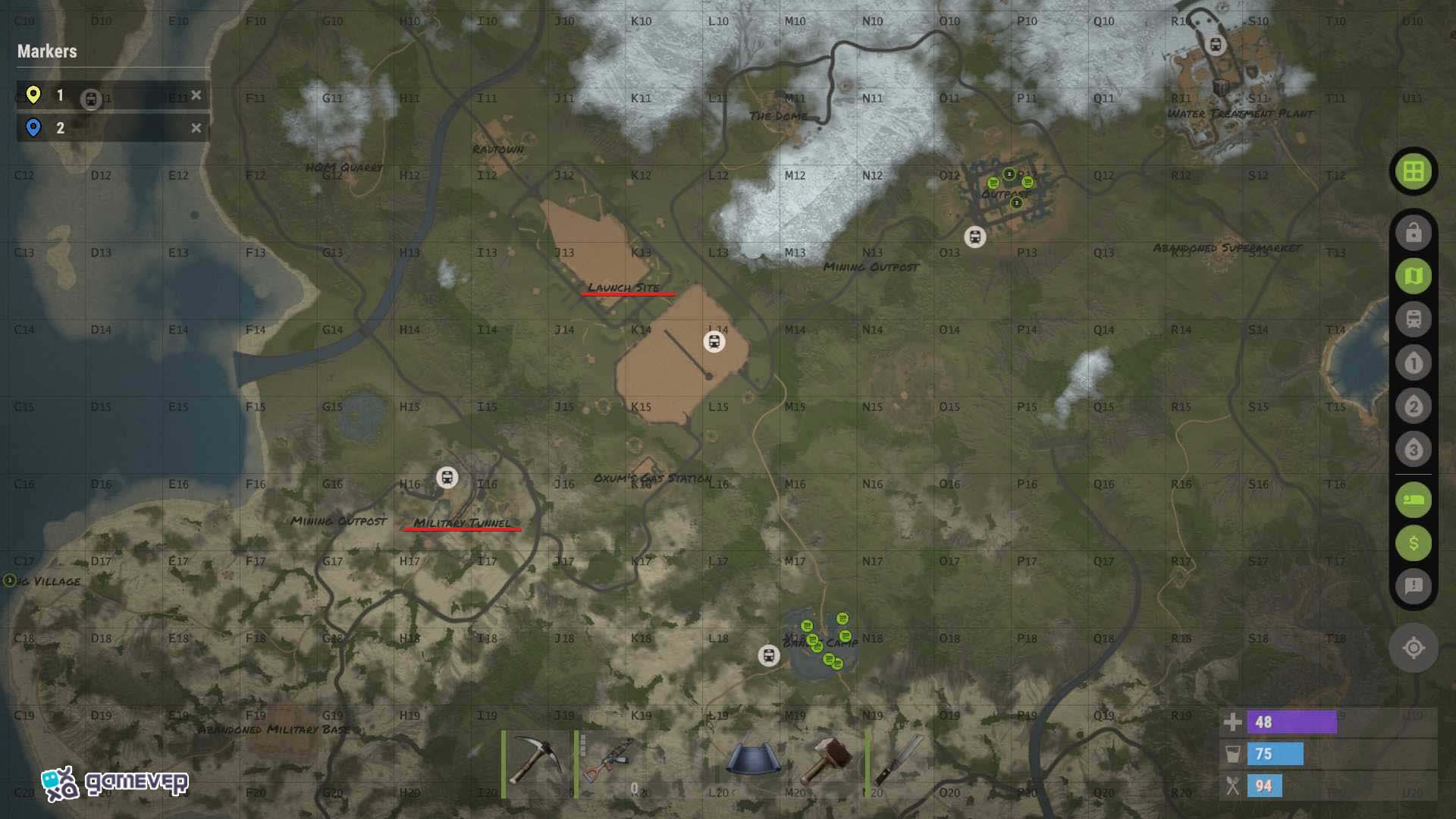 Busca helicópteros patrullando áreas de alto tráfico en Rust