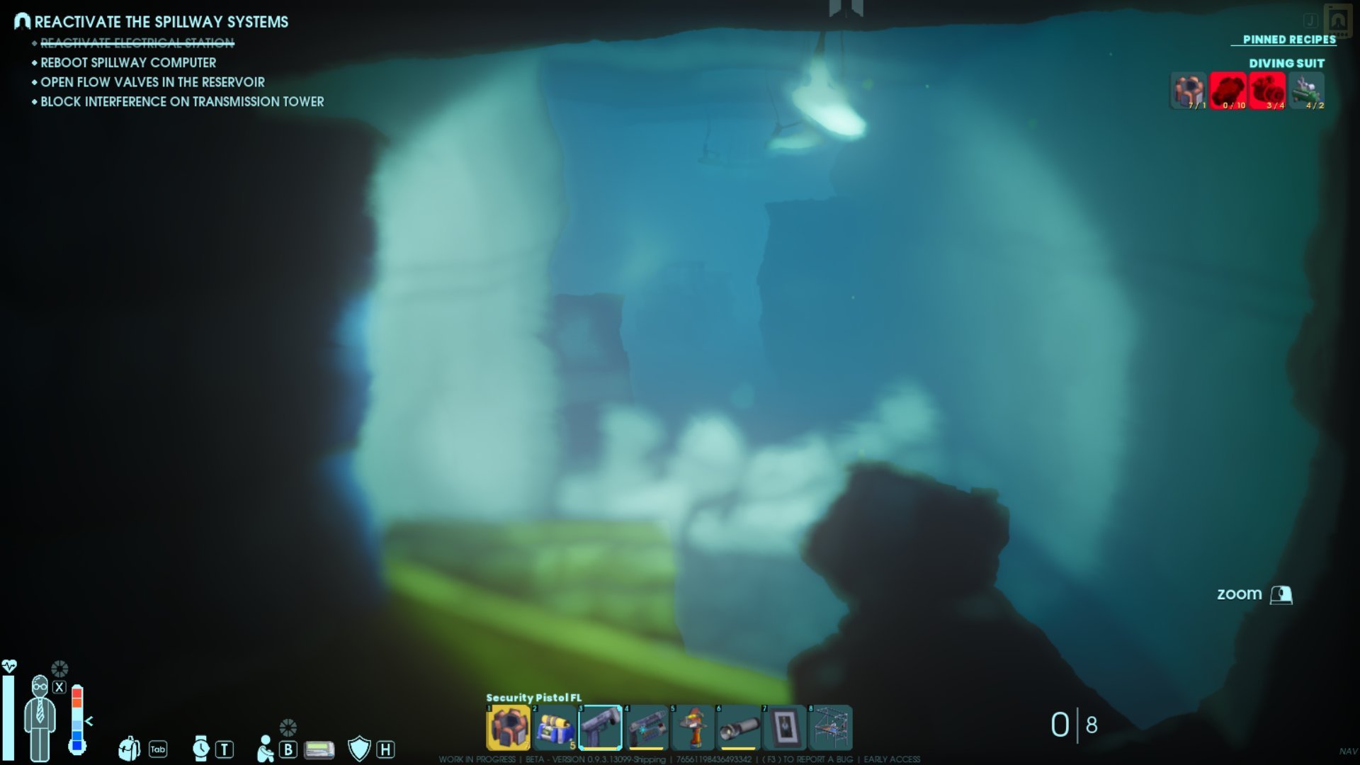 Use the Diving Suit to unlock new secrets in Abiotic Factor