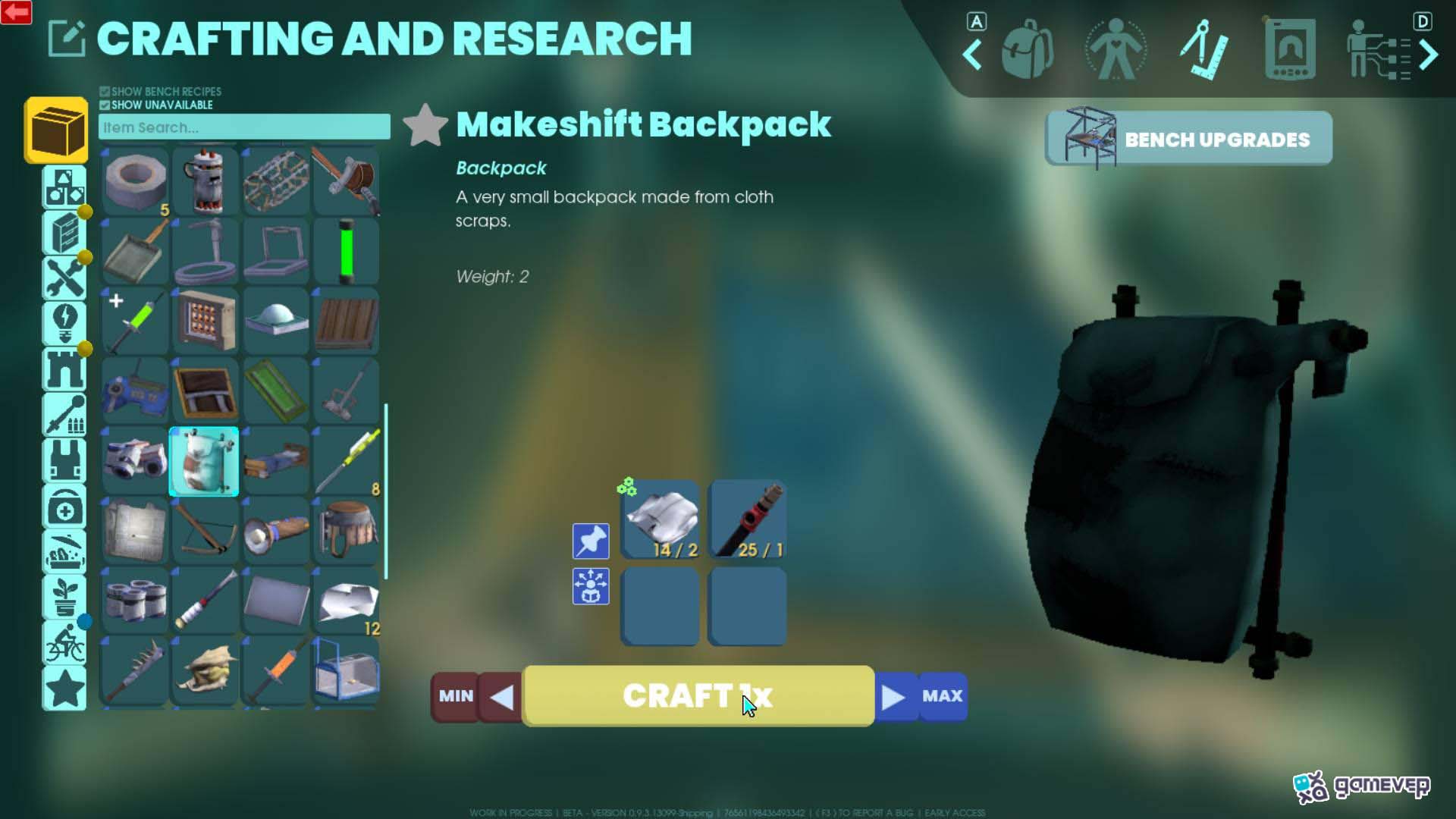 Fabrica la mochila improvisada para un rápido aumento de capacidad
