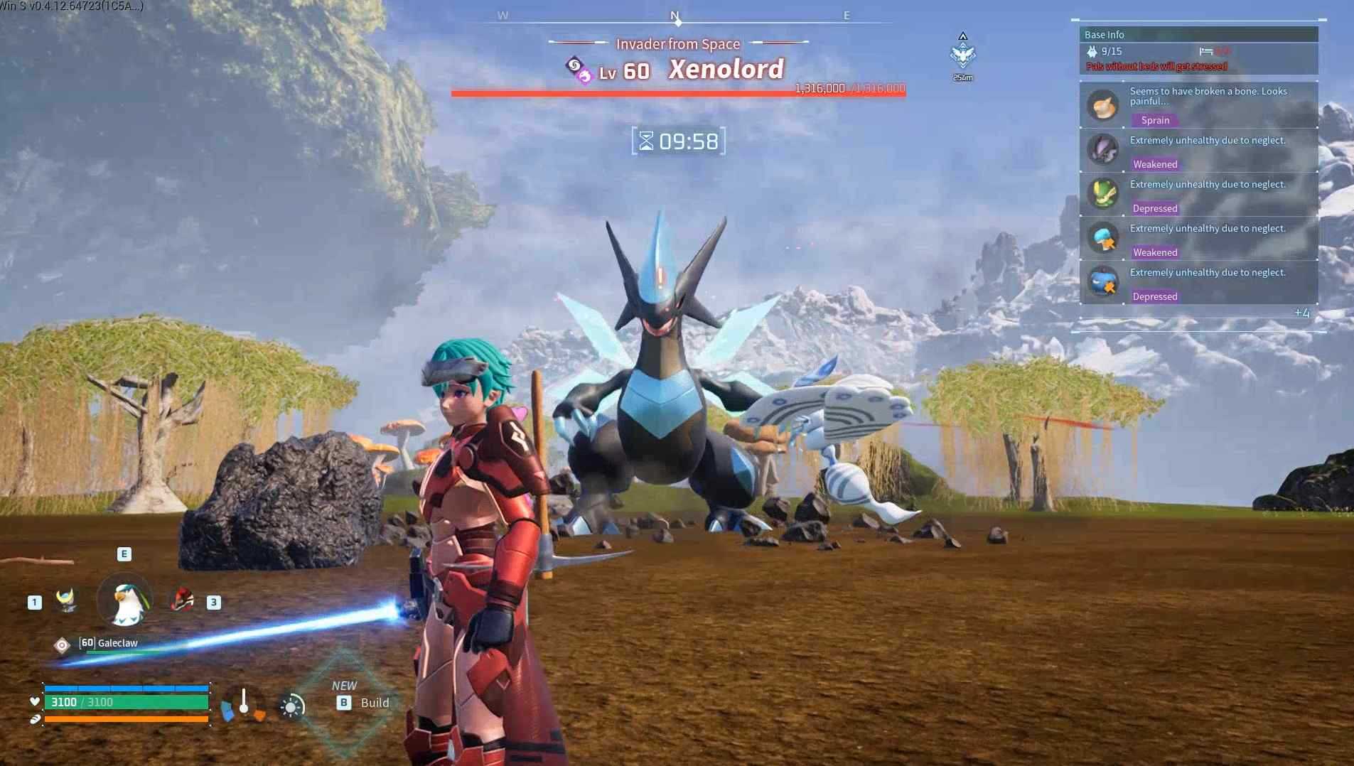 Besiege Xenolord, den Boss der Bosse im Palworld Feybreak-Update.
