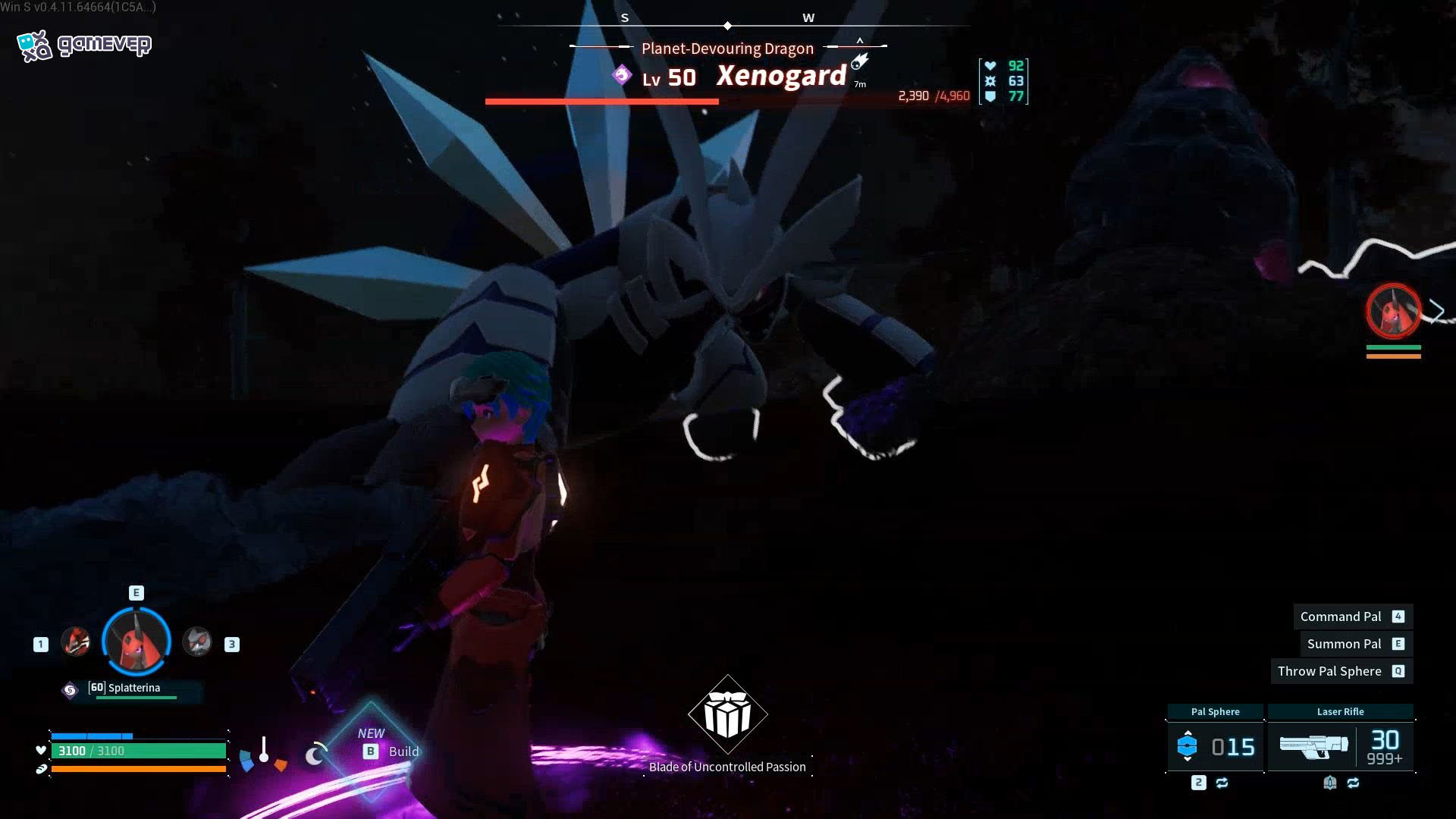 Evita el Golpe Cometa de Xenogard y mantente móvil durante el combate.